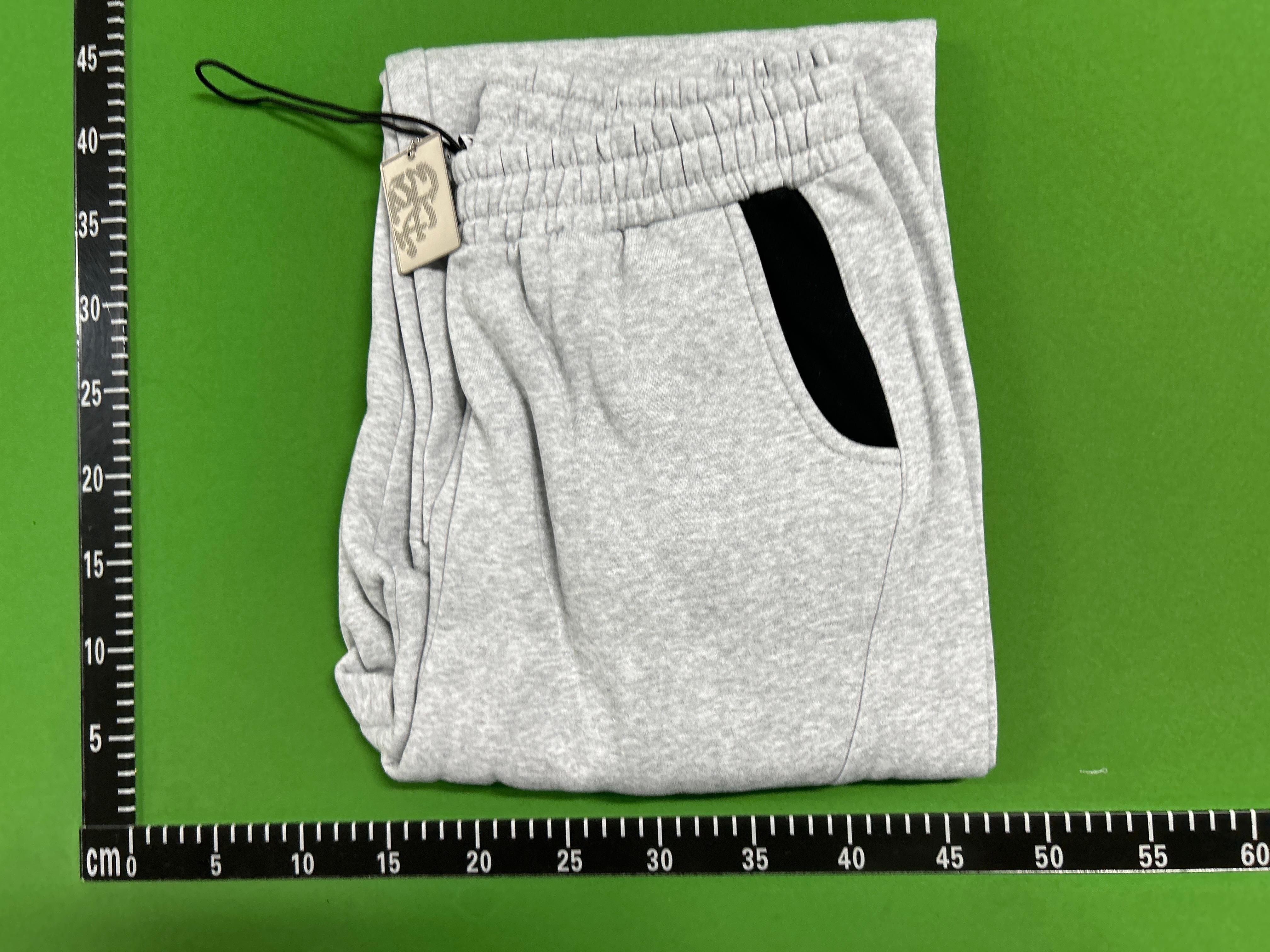 Foto QC 6 de Mertra Me-P069 Sweatpants Splicing Embroidered Iron Gray