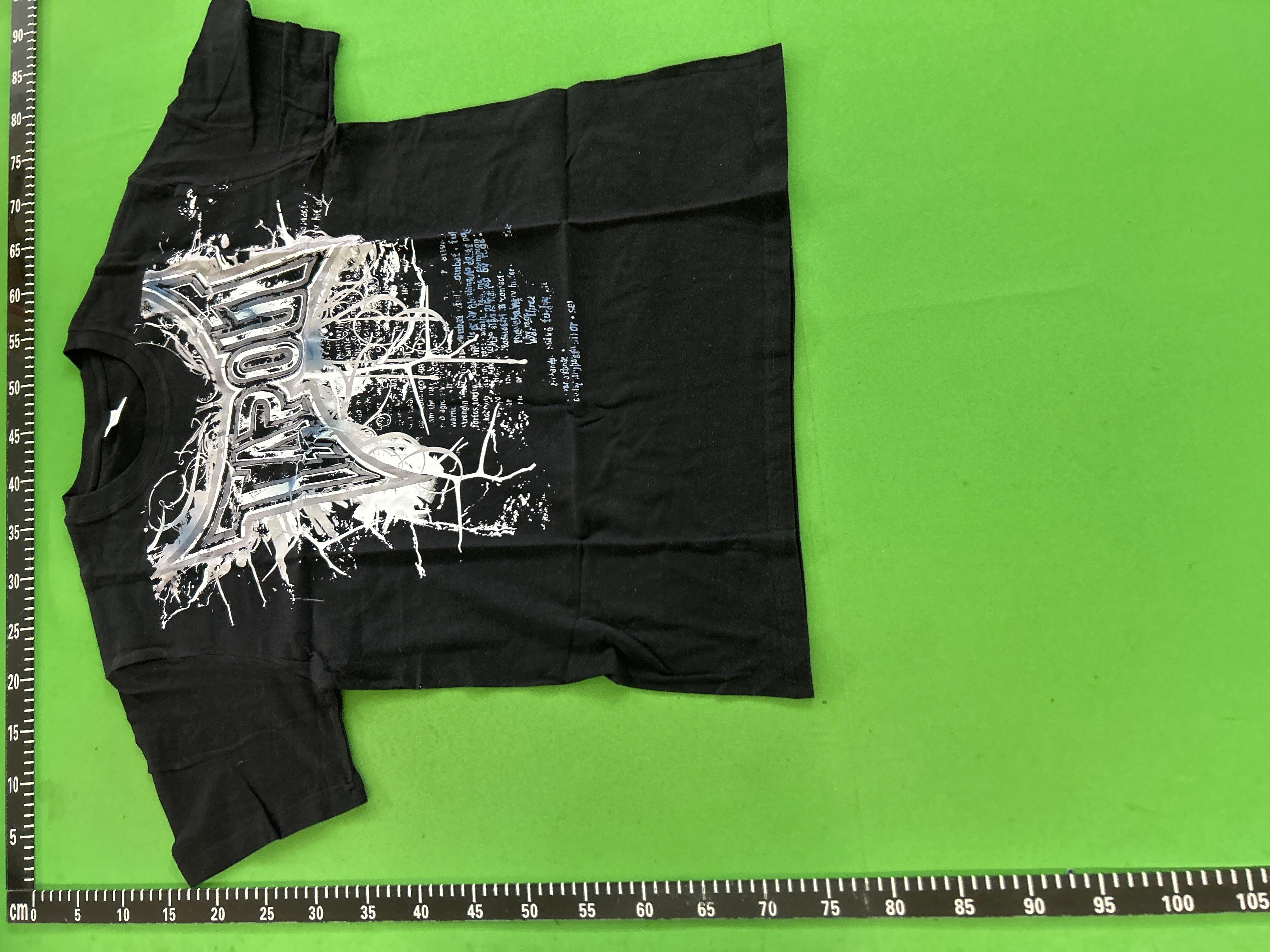 Foto QC 7 de Affliction Sematary T-shirt Winged Reaper Chainsaw Graphic Black