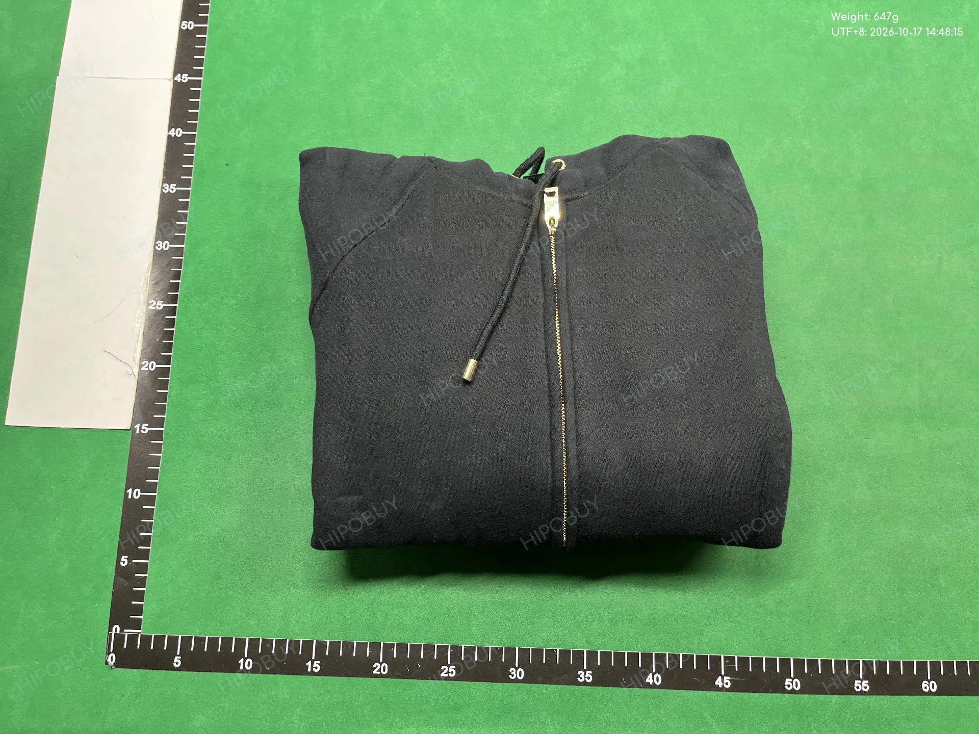 Foto QC 4 de Burberry Zip Sweater Vintage Check Hood Grey
