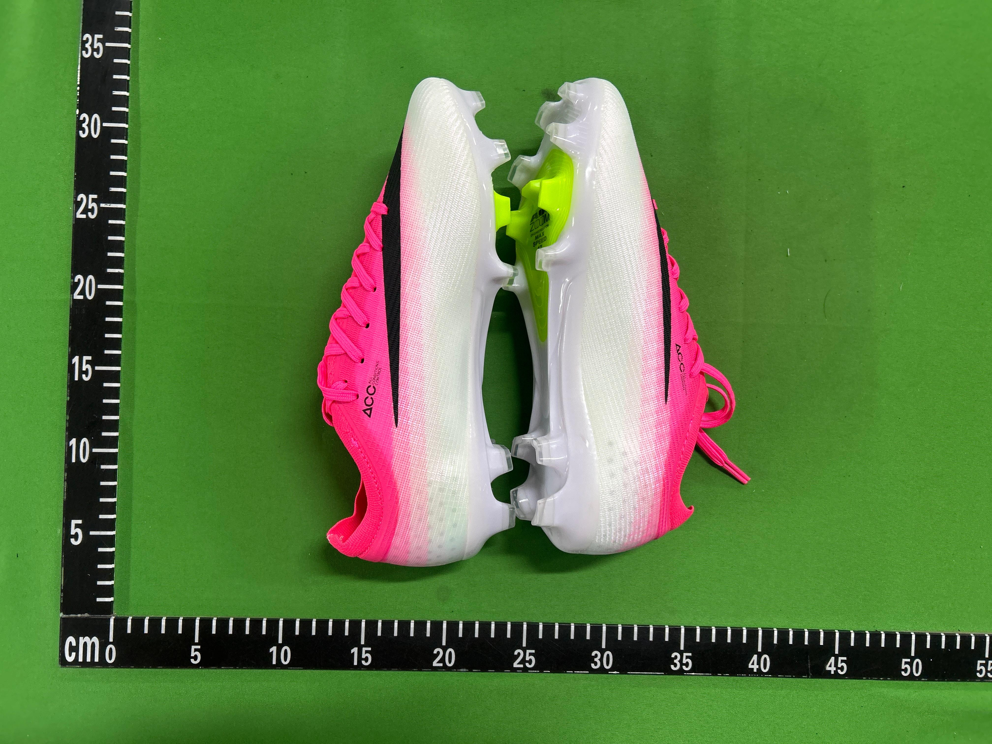 Foto QC 4 de Vejiess Air Zoom Football Cleats Low Pink White