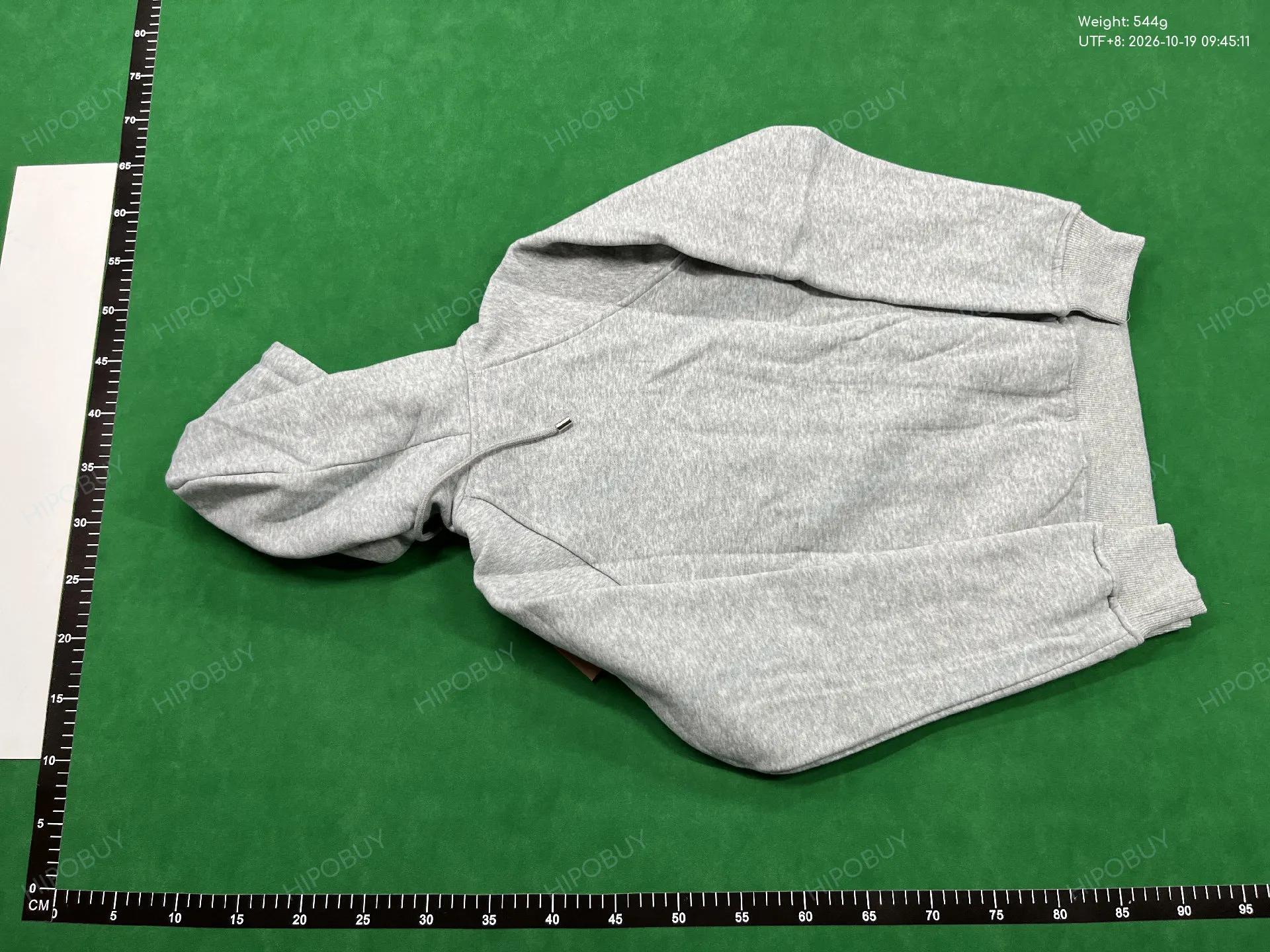 Foto QC 7 de Burberry Zip Sweater Vintage Check Lining Grey