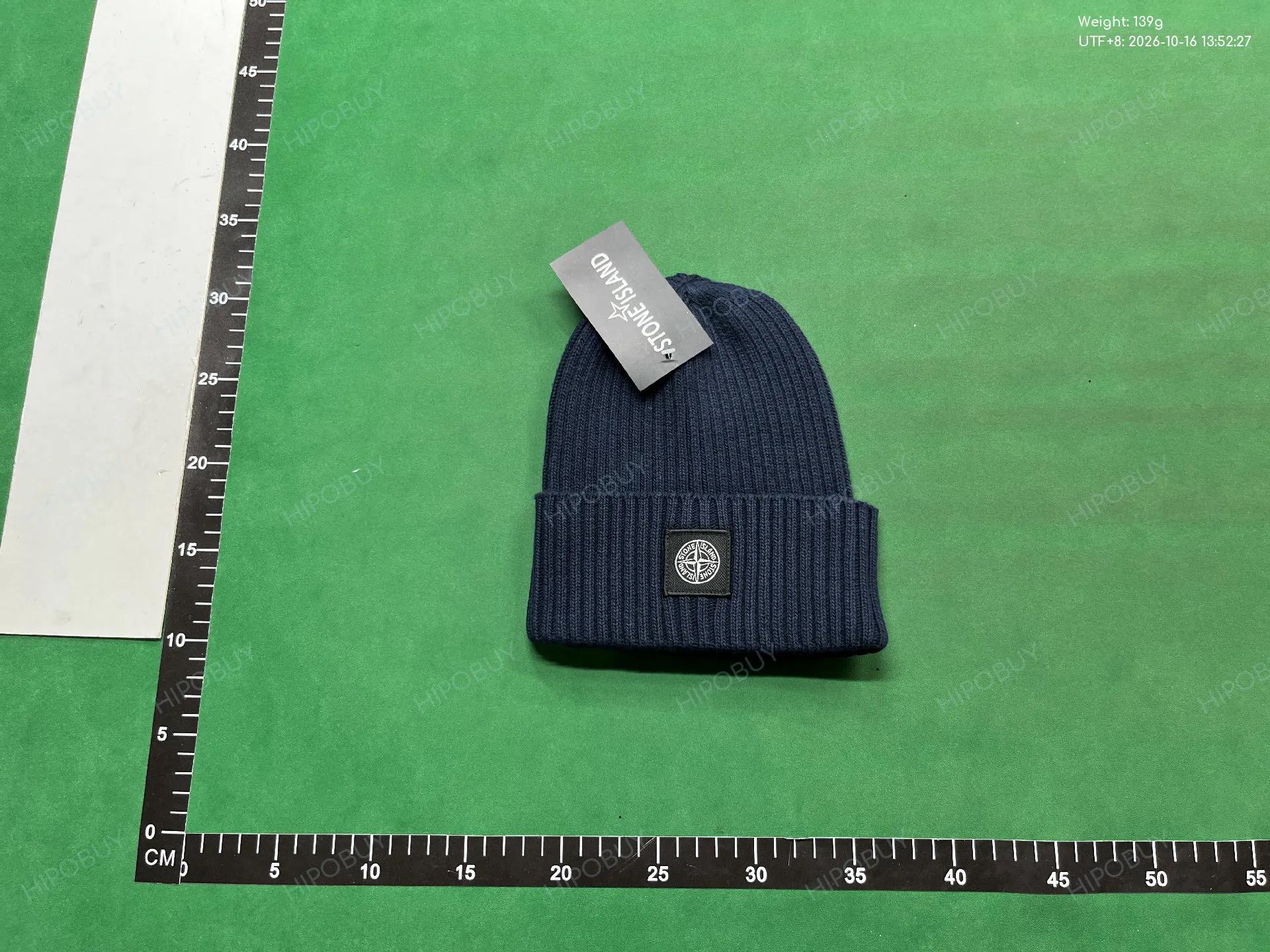 Foto QC 6 de Stone Island Compass Logo Beanie White