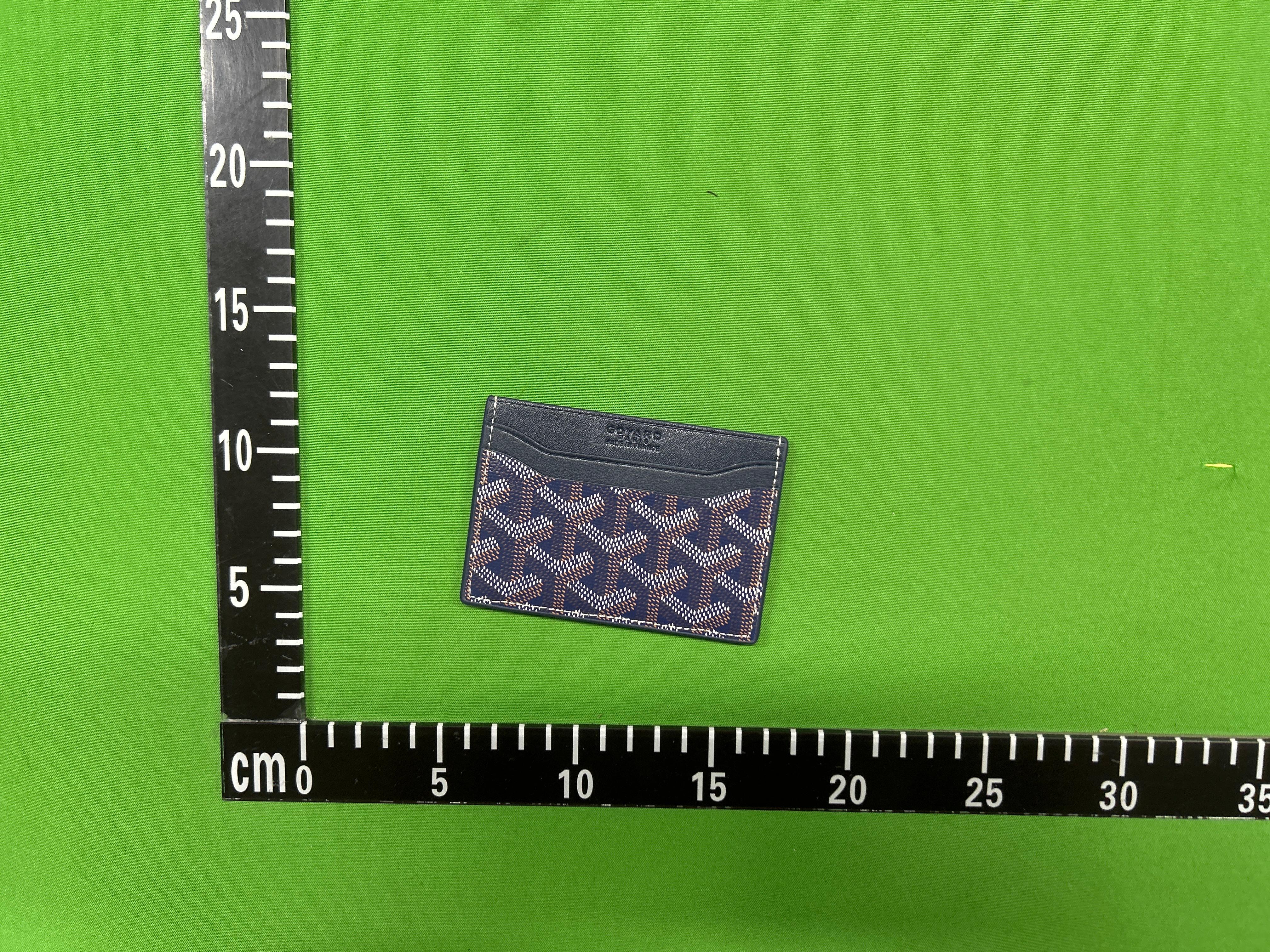Foto QC 6 de Goyard Bifold Wallet Goyardine Canvas Green