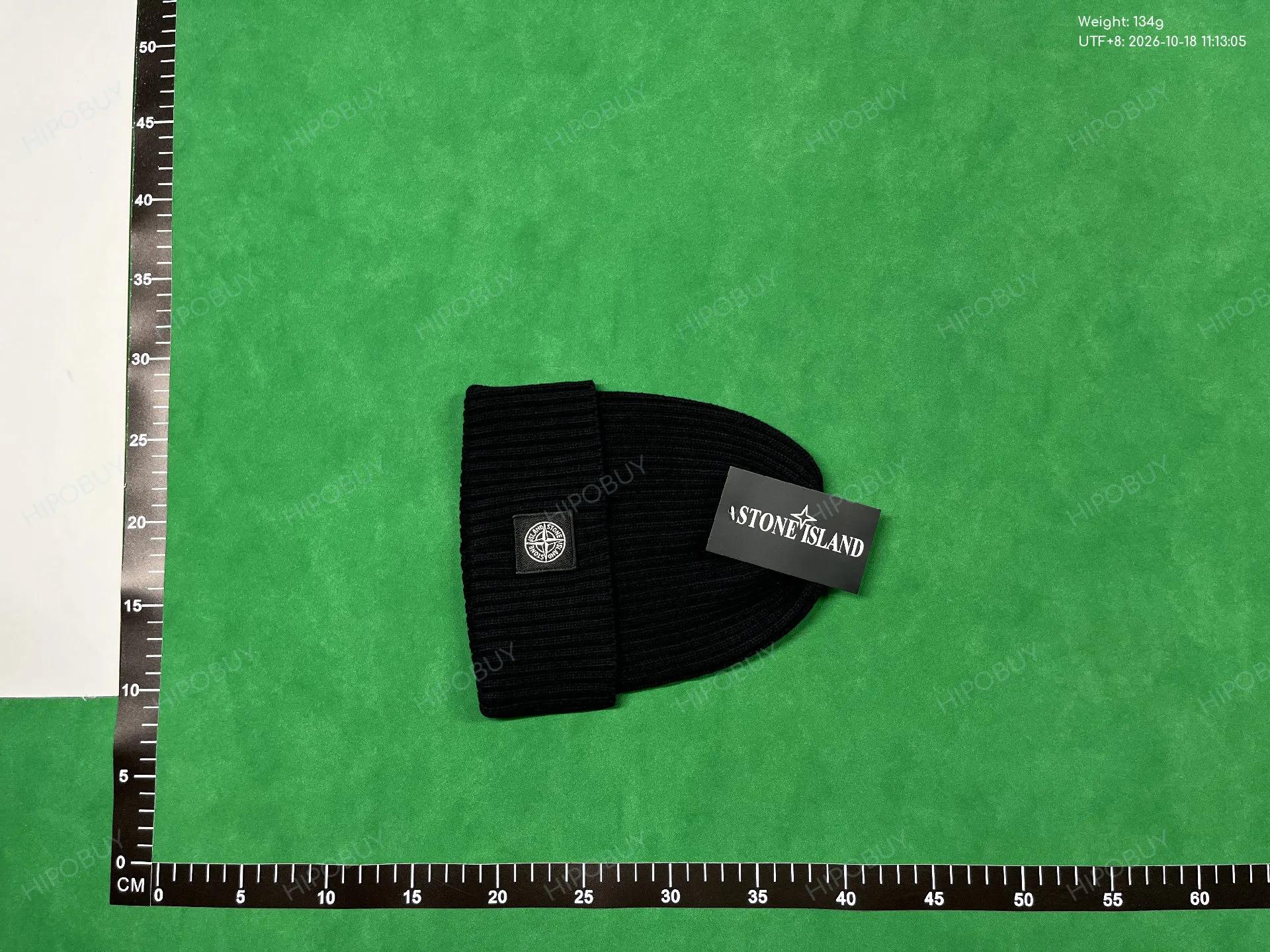 Foto QC 5 de Stone Island Compass Logo Beanie White