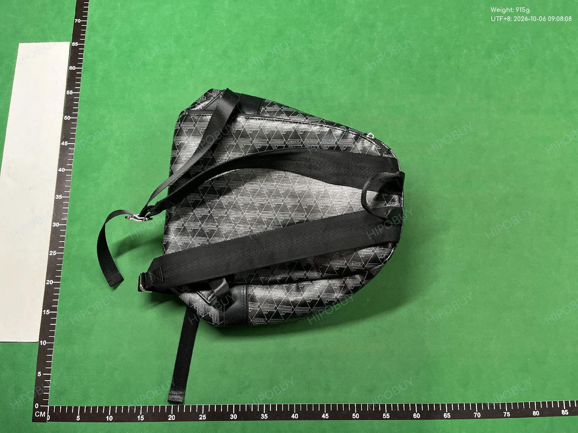 Foto QC 7 de Lacoste The Blend Monogram Backpack Black Canvas
