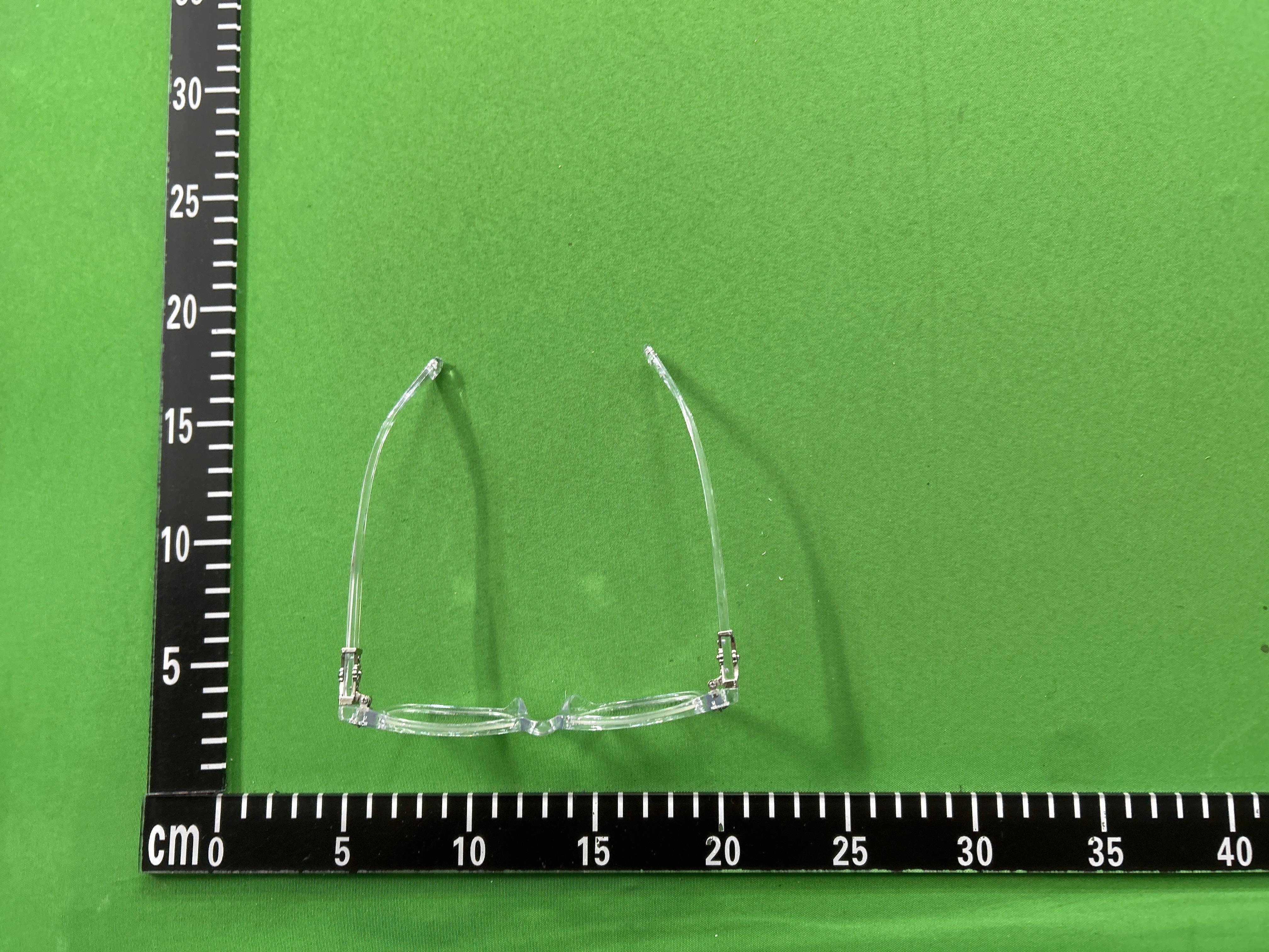 Foto QC 4 de Chrome Hearts Cox Ucker Square-Frame Acetate Eyeglasses Clear Clear (2273)