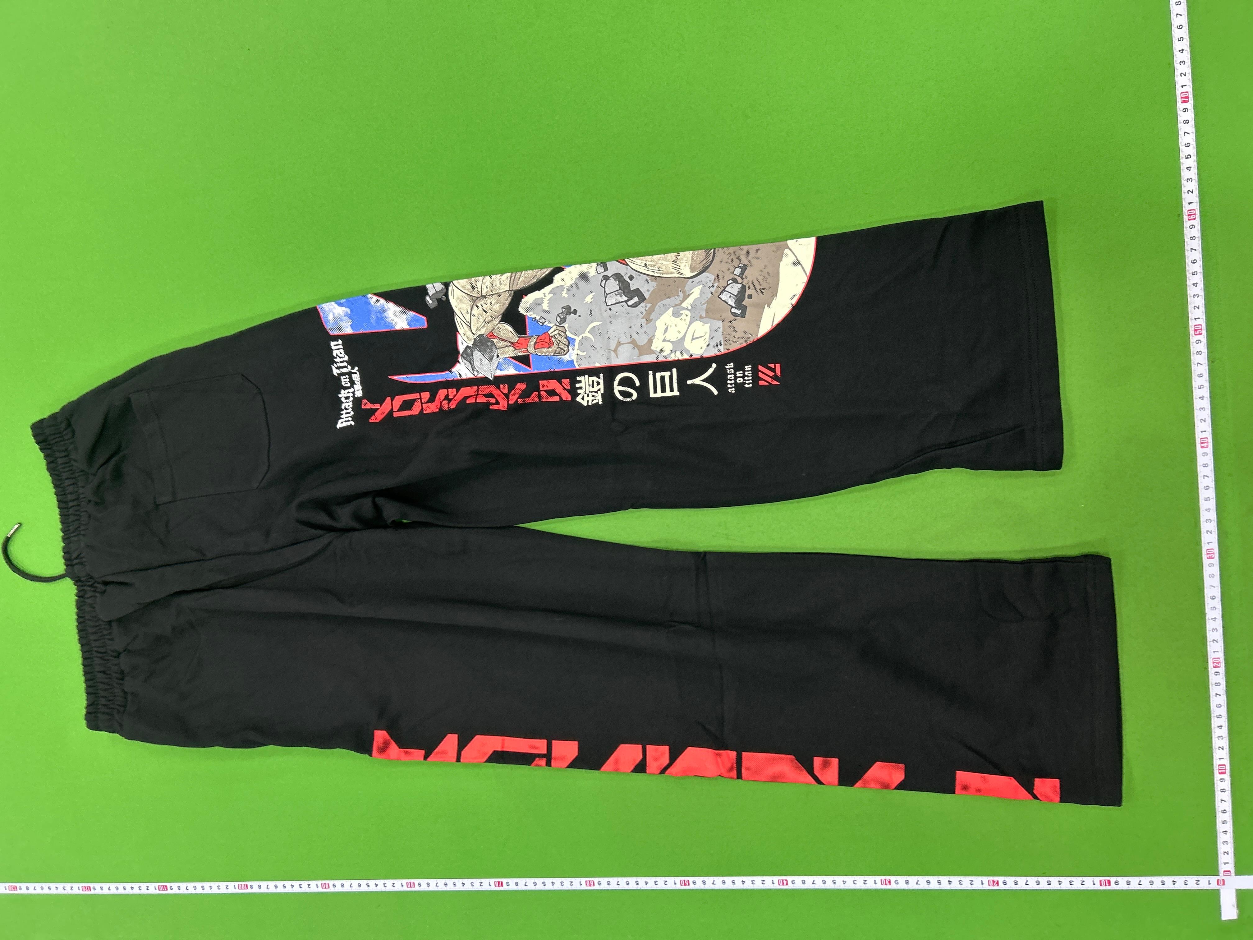 Foto QC 4 de YoungLA Attack On Titan 2128 Sweatpants Baggy The Hunters Black