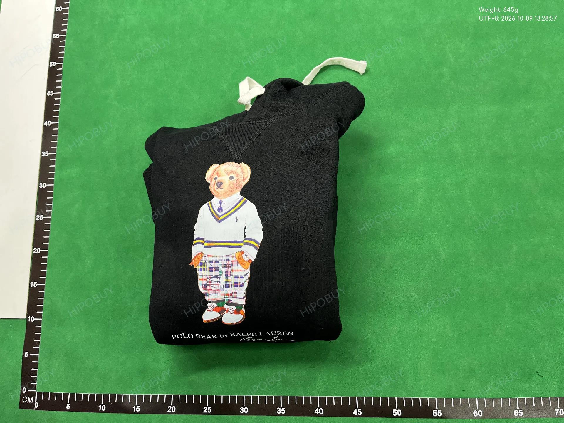 Foto QC 4 de Polo Ralph Lauren Polo Bear Hoodie Cricket Sweater Grey