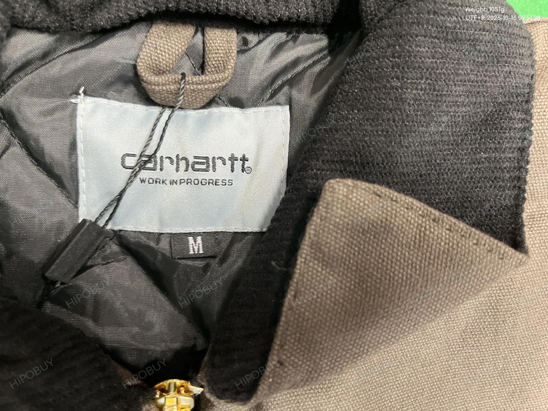 Foto QC 5 de Carhartt WIP Detroit Jacket Canvas Grey Black