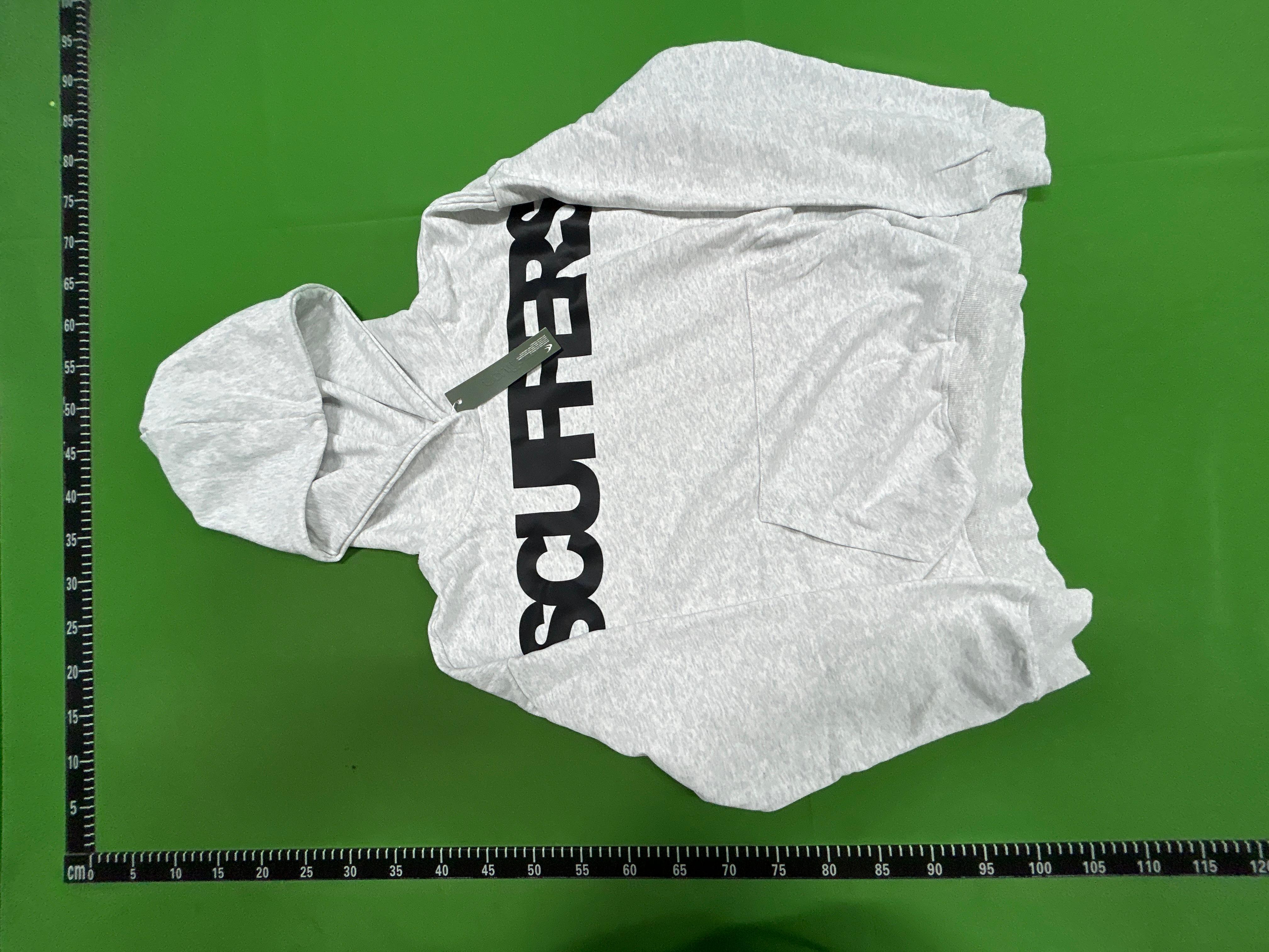 Foto QC 2 de Scuffers Boxy Logo Hoodie Charcoal Yellow