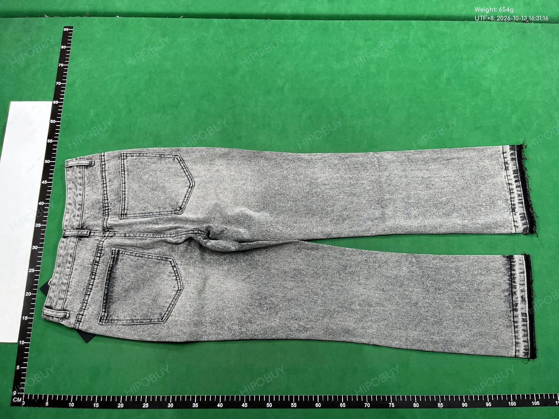 Foto QC 7 de Unbranded Micro Flare Washed Jeans Grey