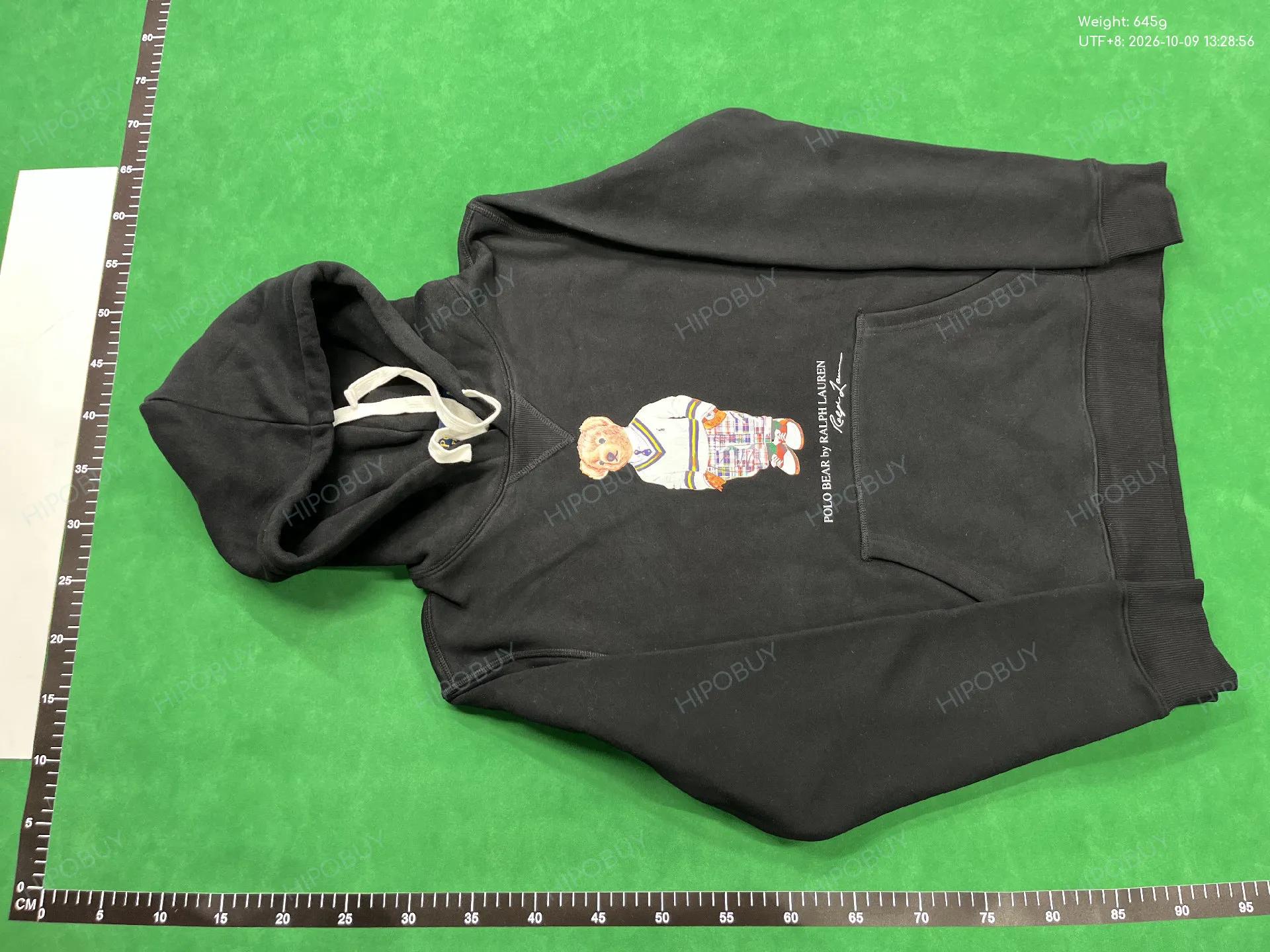 Foto QC 2 de Polo Ralph Lauren Polo Bear Hoodie Cricket Sweater Grey