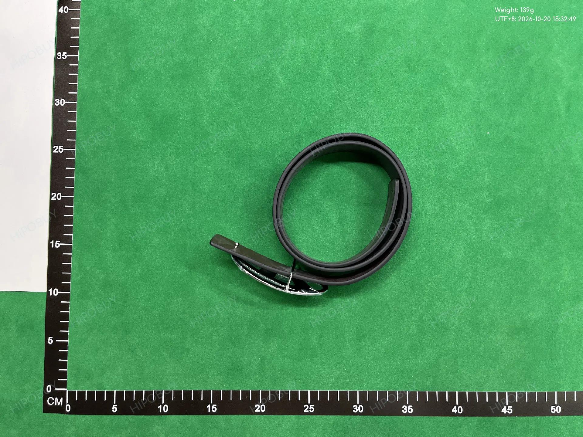 Foto QC 3 de Diesel Oval D Logo Belt Black