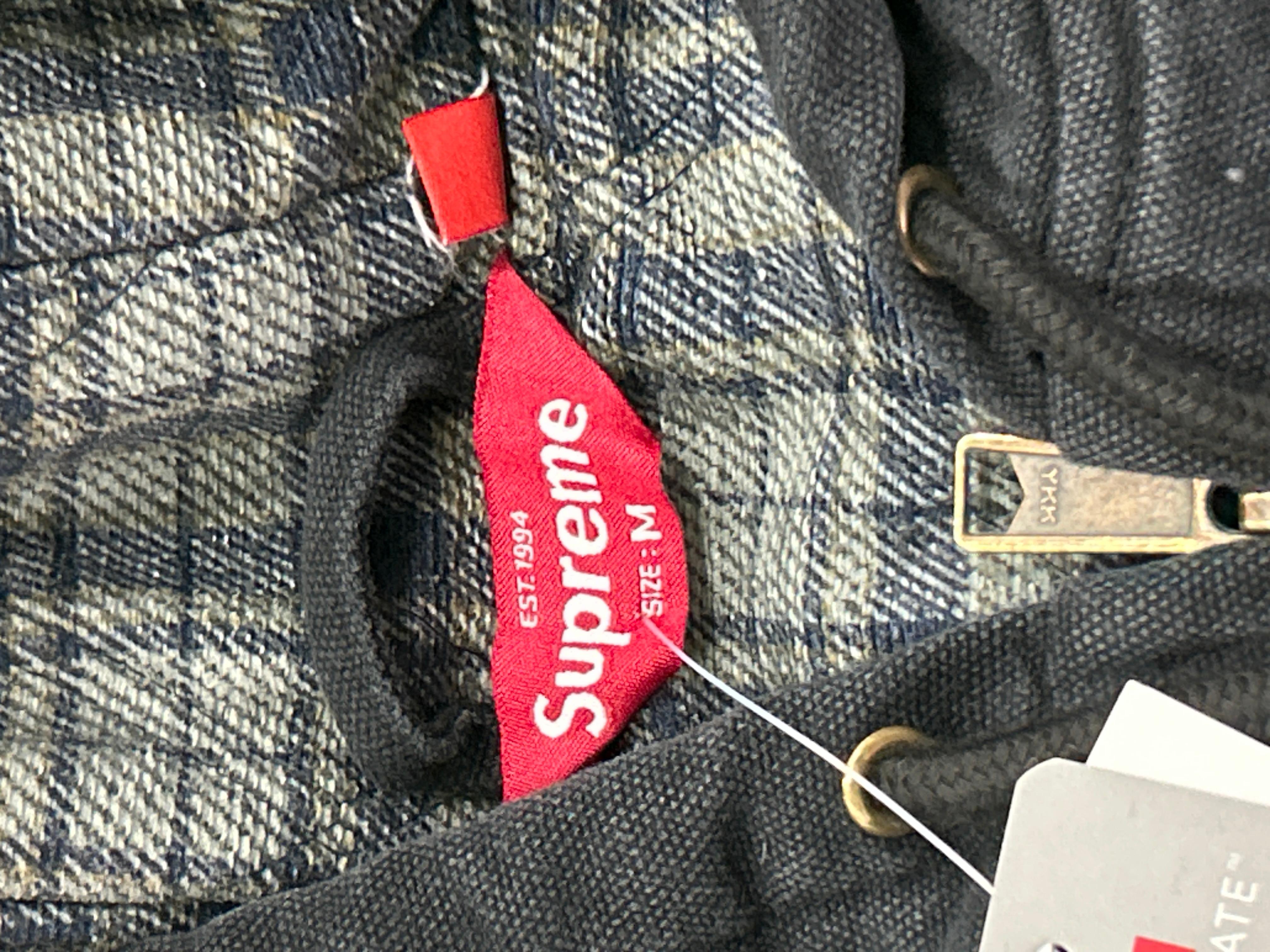 Foto QC 6 de Supreme Big Logo Chenille Varsity Jacket Black