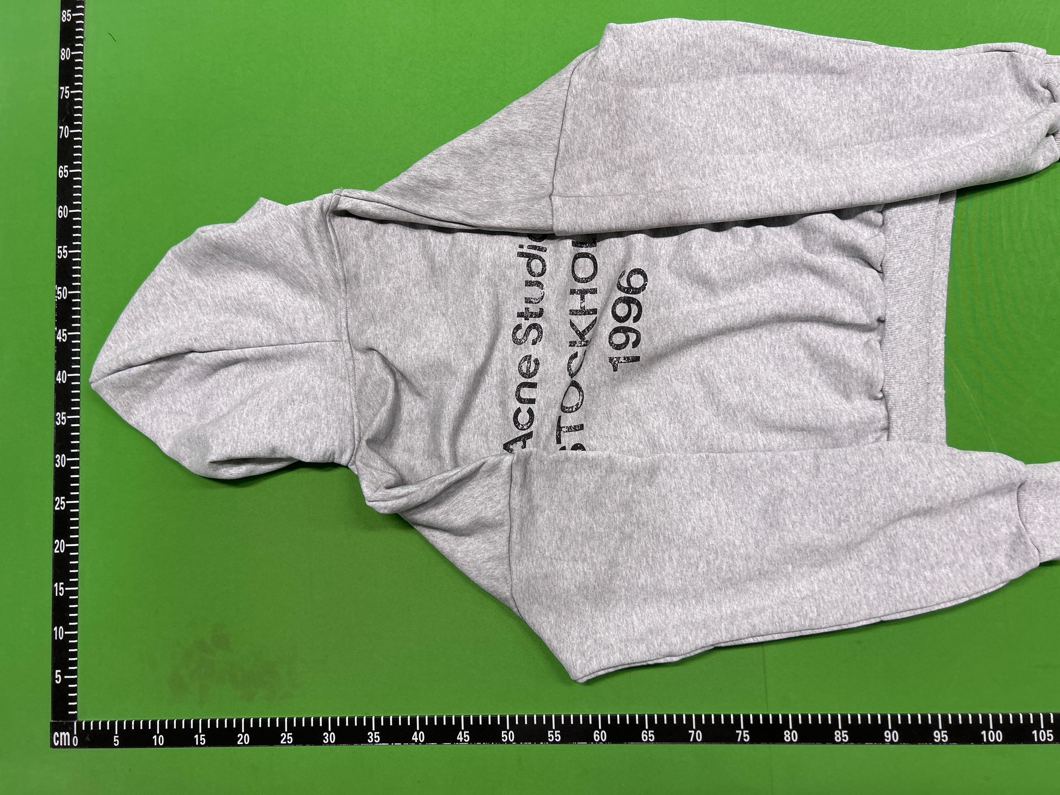 Foto QC 8 de Acne Studios Logo Printed Sweatshirt Black