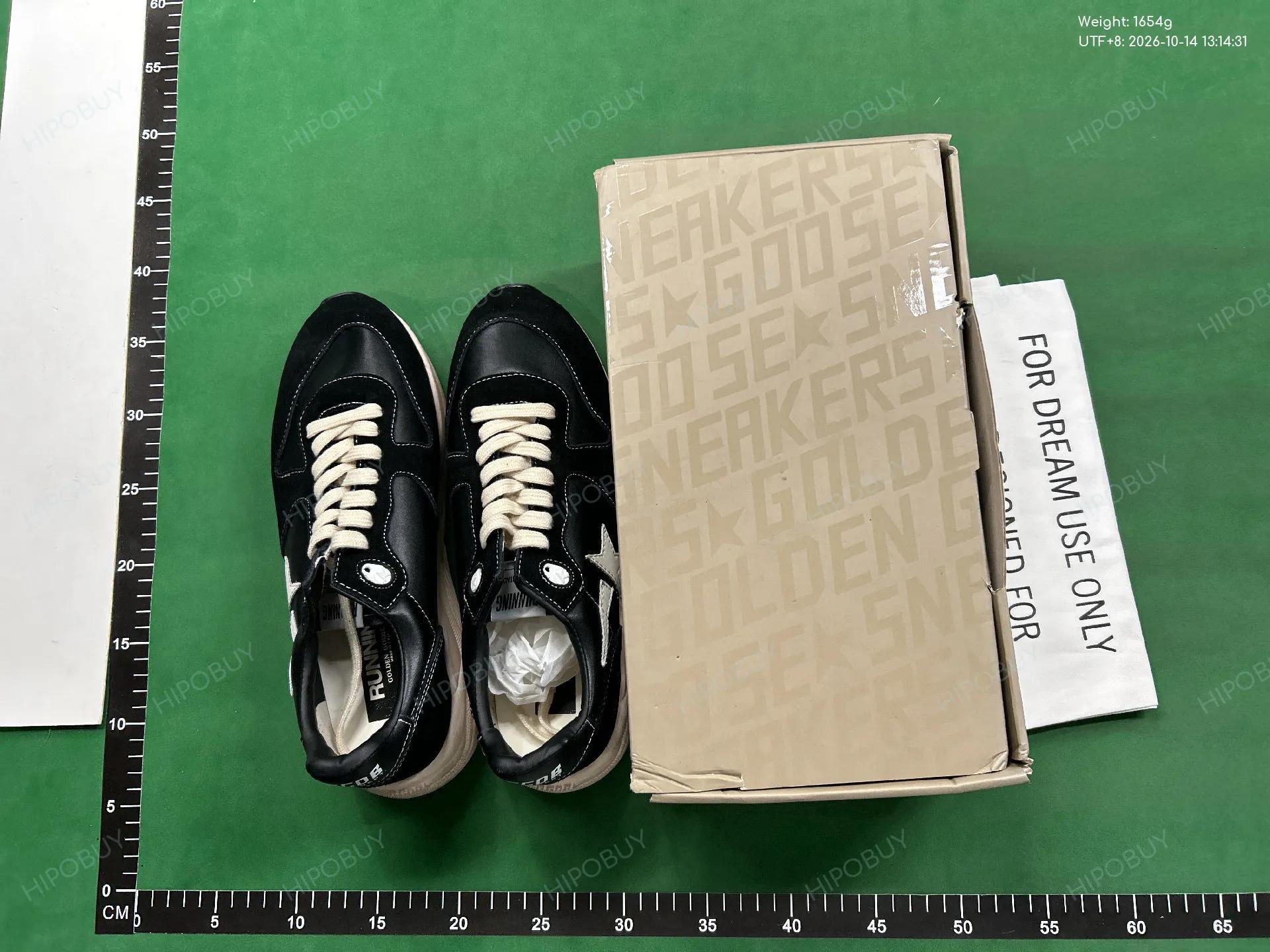 Foto QC 1 de Golden Goose Running Sole Low Black White Star GMF00126.F003775.90352