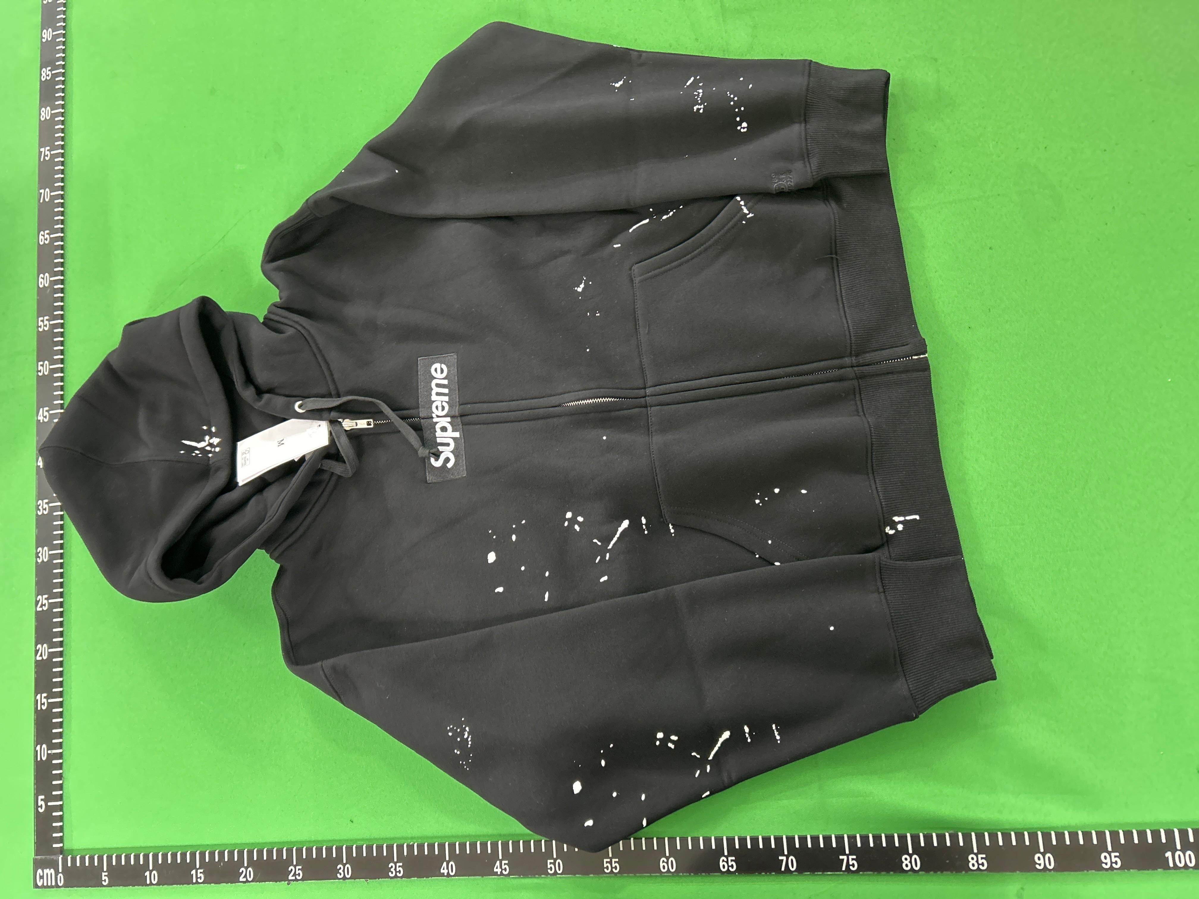 Foto QC 3 de Supreme Big Logo Chenille Varsity Jacket Black