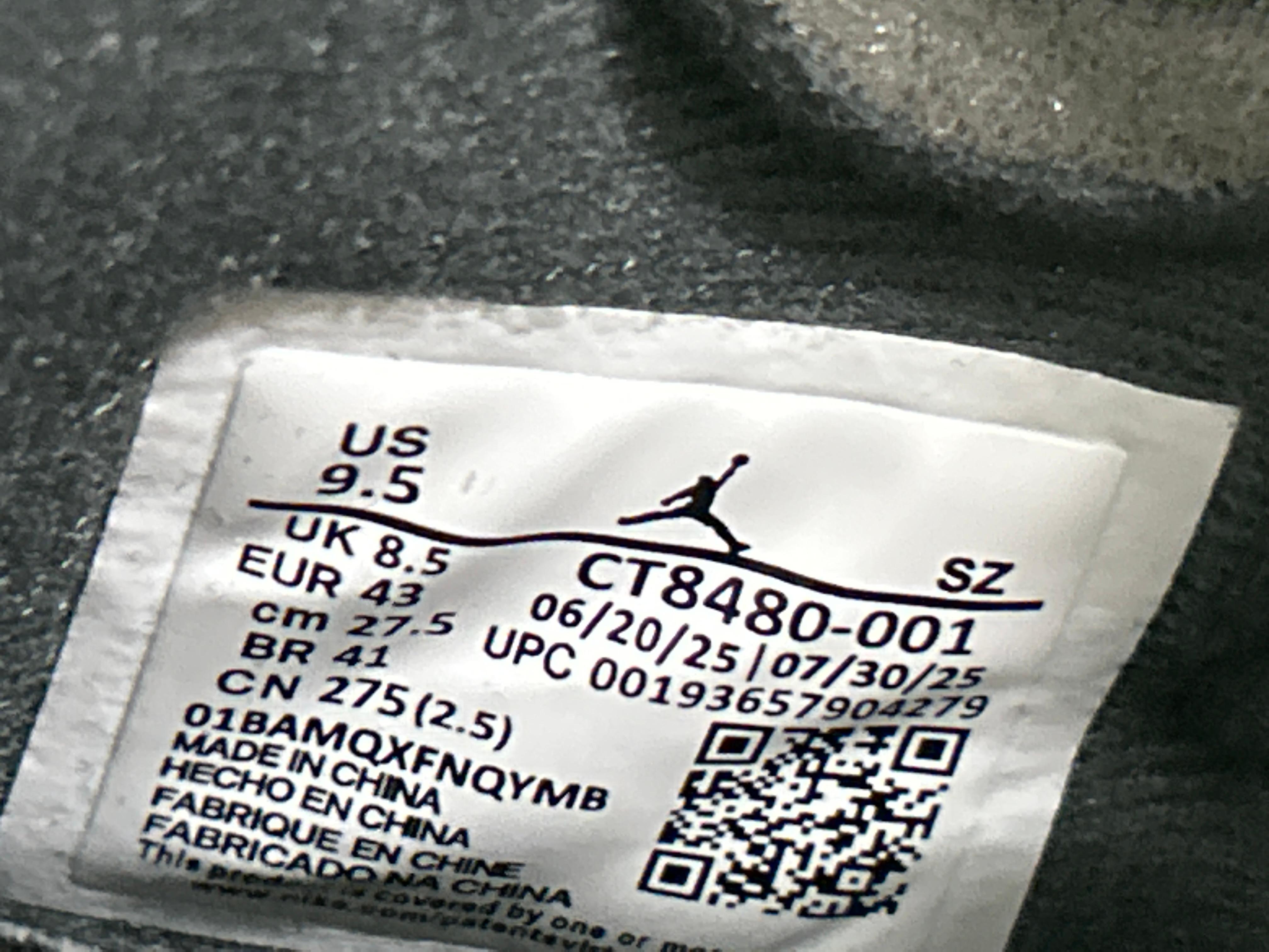 Foto QC 8 de Jordan 11 Retro SP Comme des Garçons Homme Plus White IV7639-100