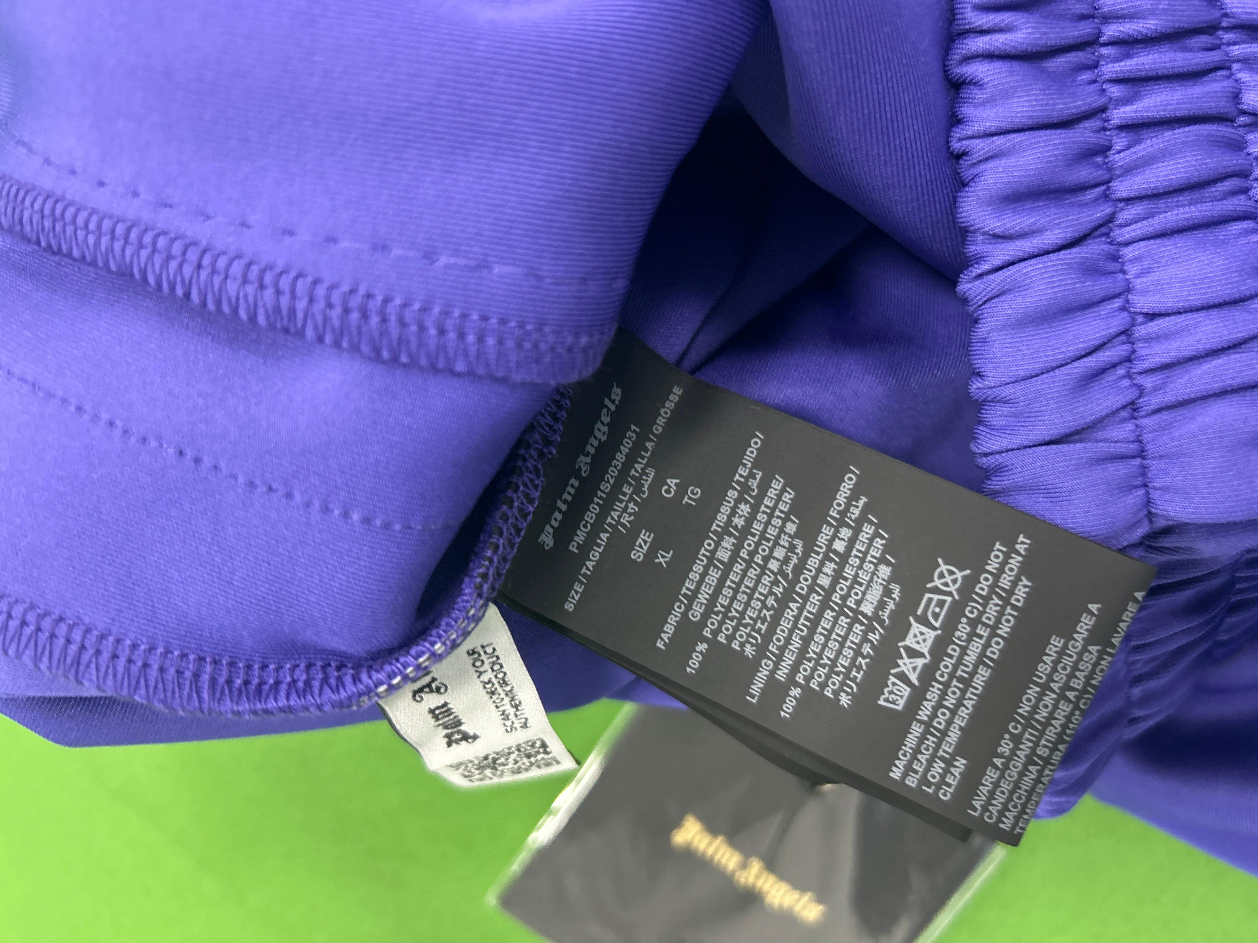 Foto QC 3 de Palm Angels Track Sweatpants Side Stripes Light Blue