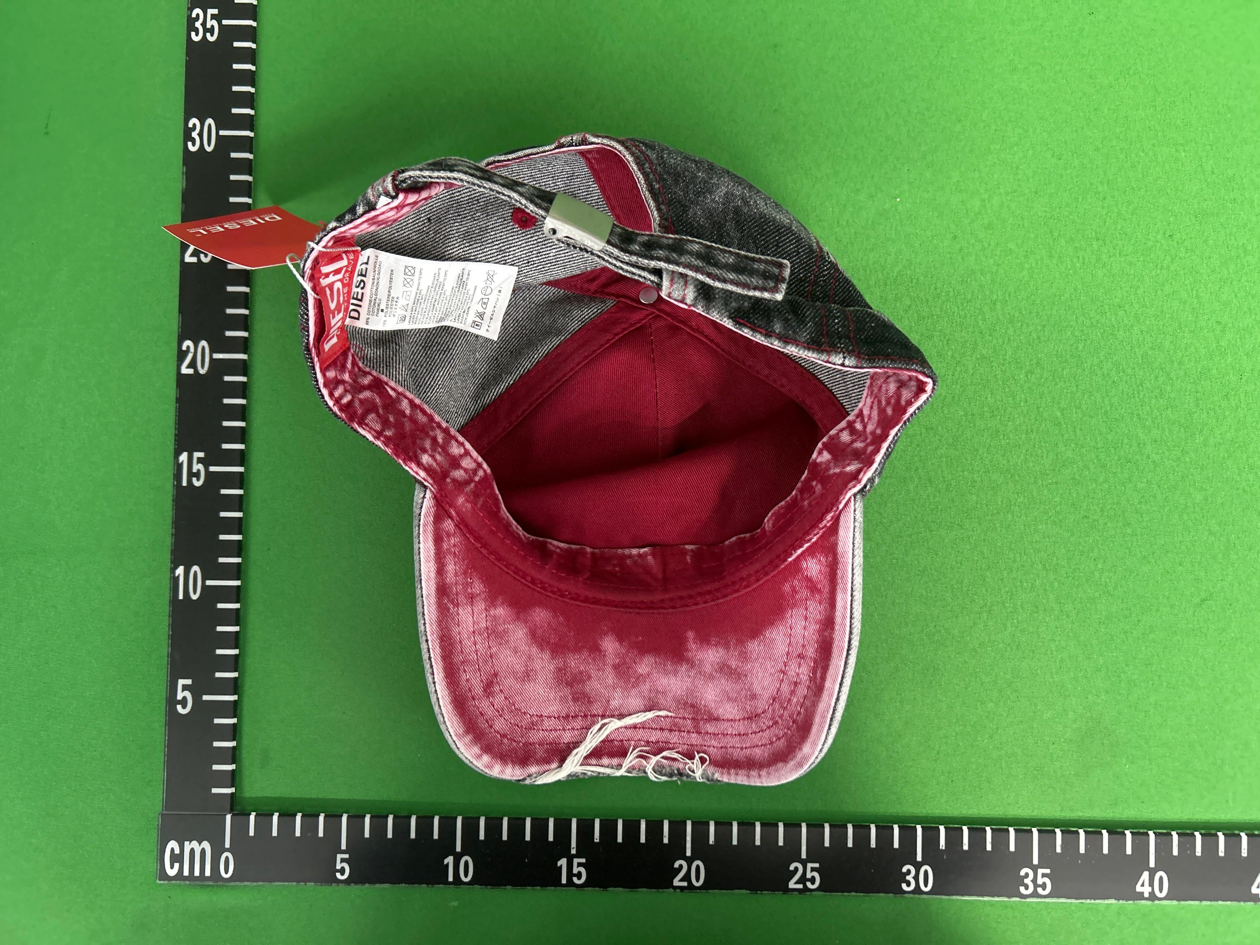 Foto QC 2 de Diesel Oval D Logo Cap Distressed Blue Denim