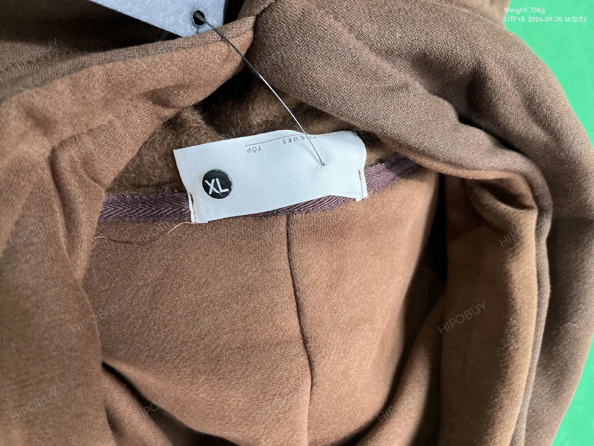 Foto QC 1 de Travis Scott Cactus Jack FC Barcelona Hoodie Logo Brown