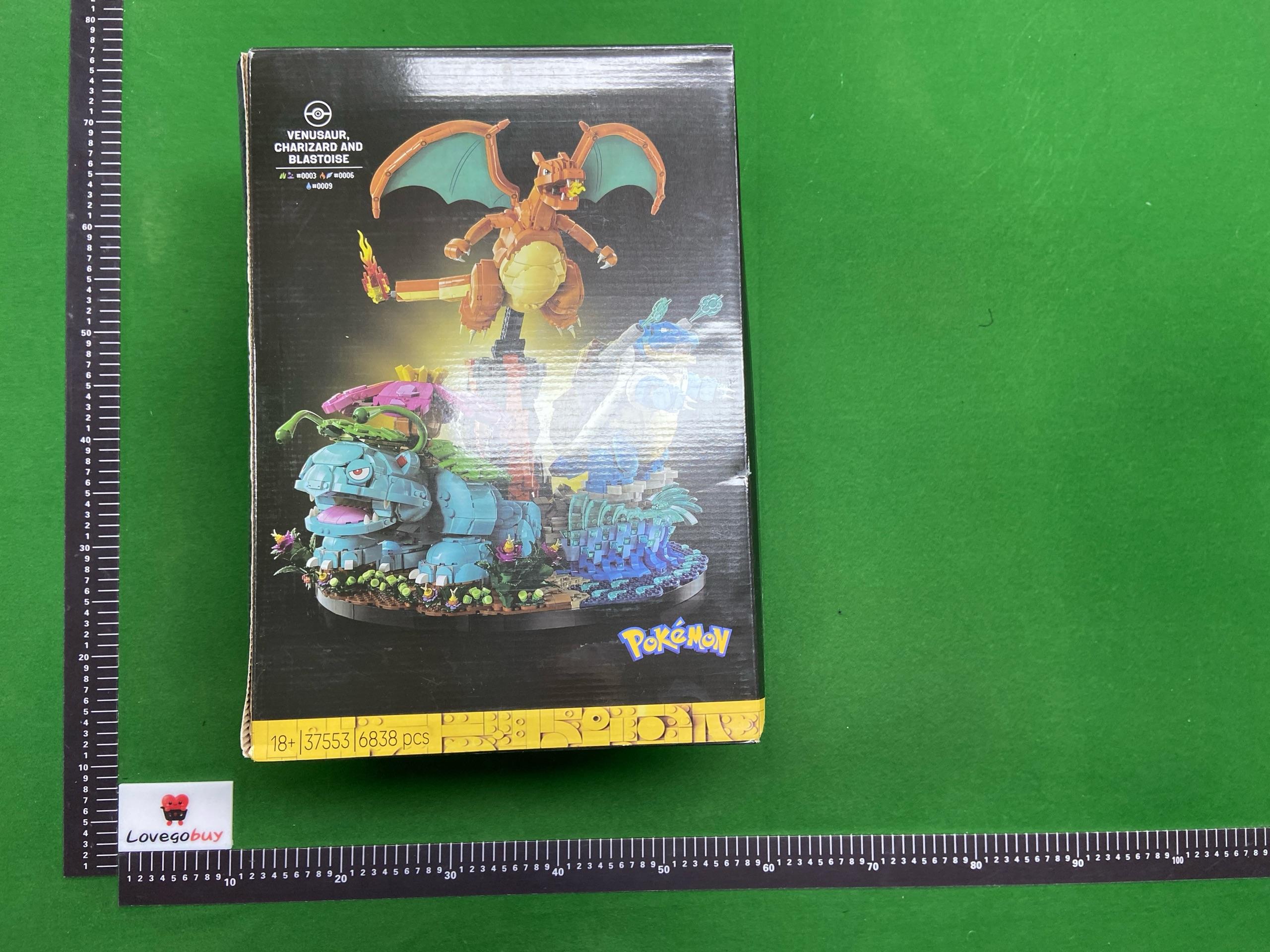 Foto QC 1 de LEGO Pokémon Venusaur, Charizard and Blastoise Plastic Building Block Set