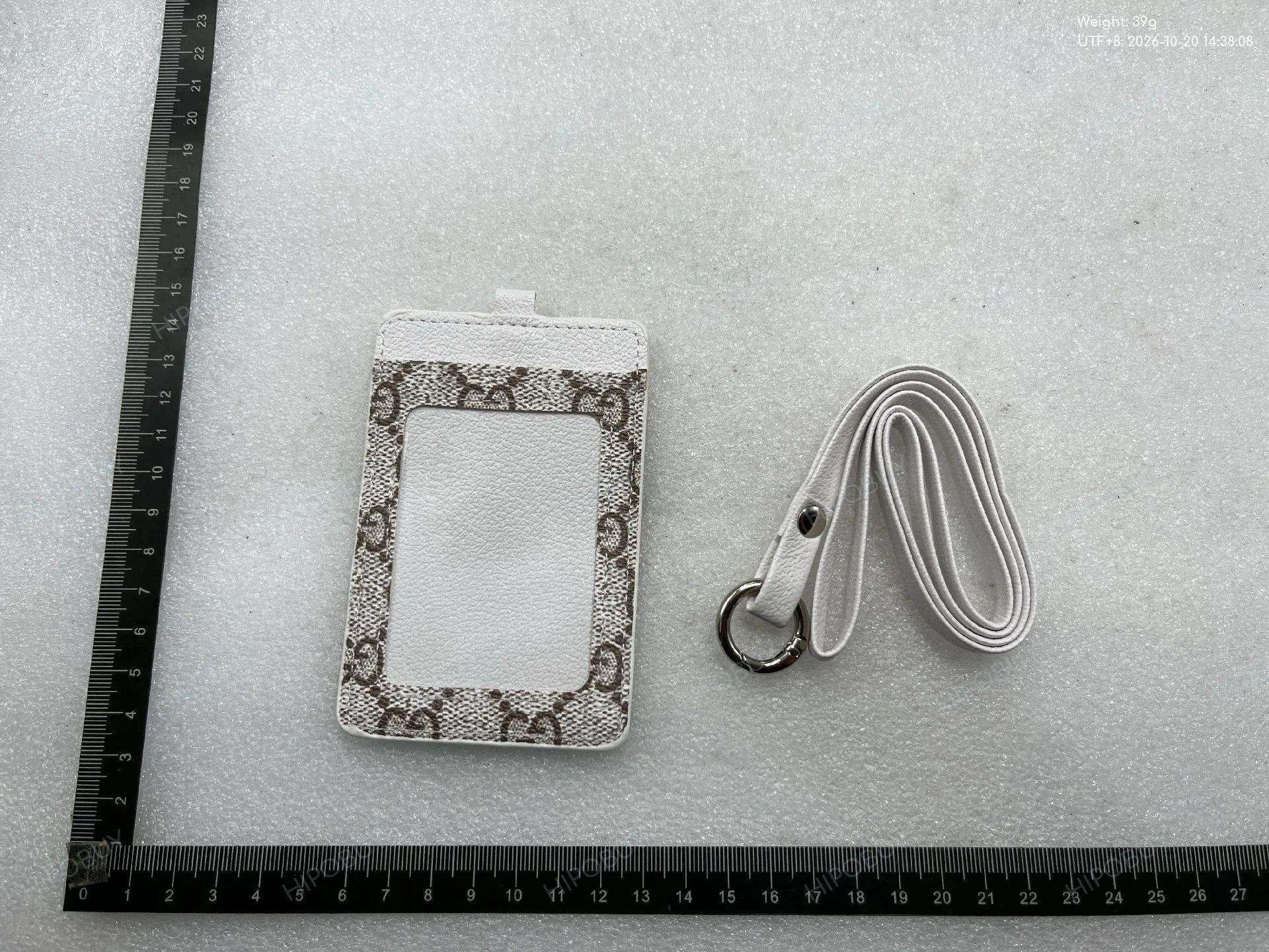 Foto QC 6 de Fendi FF Card Holder with Lanyard Fabric Brown