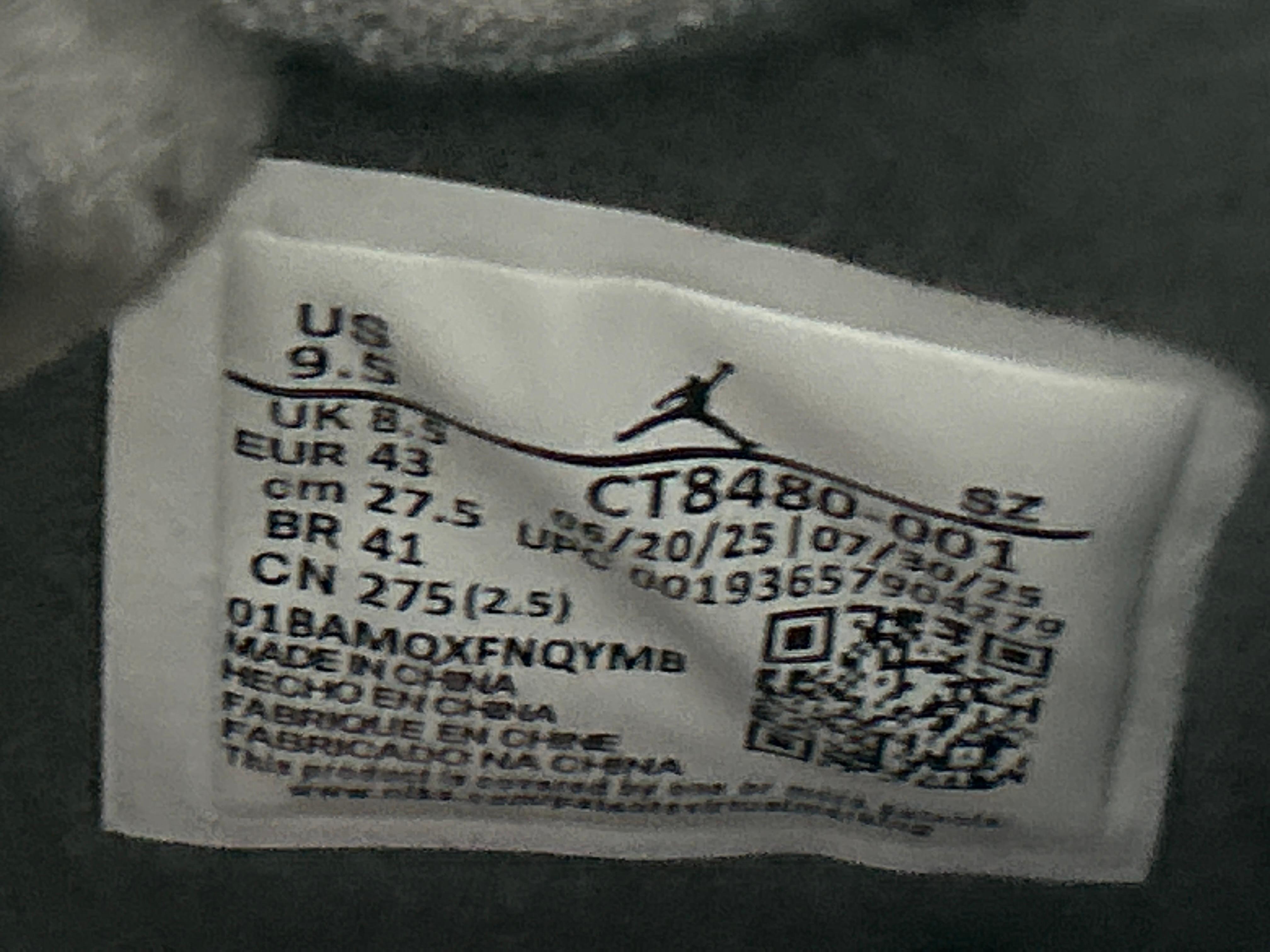 Foto QC 7 de Jordan 11 Retro SP Comme des Garçons Homme Plus White IV7639-100