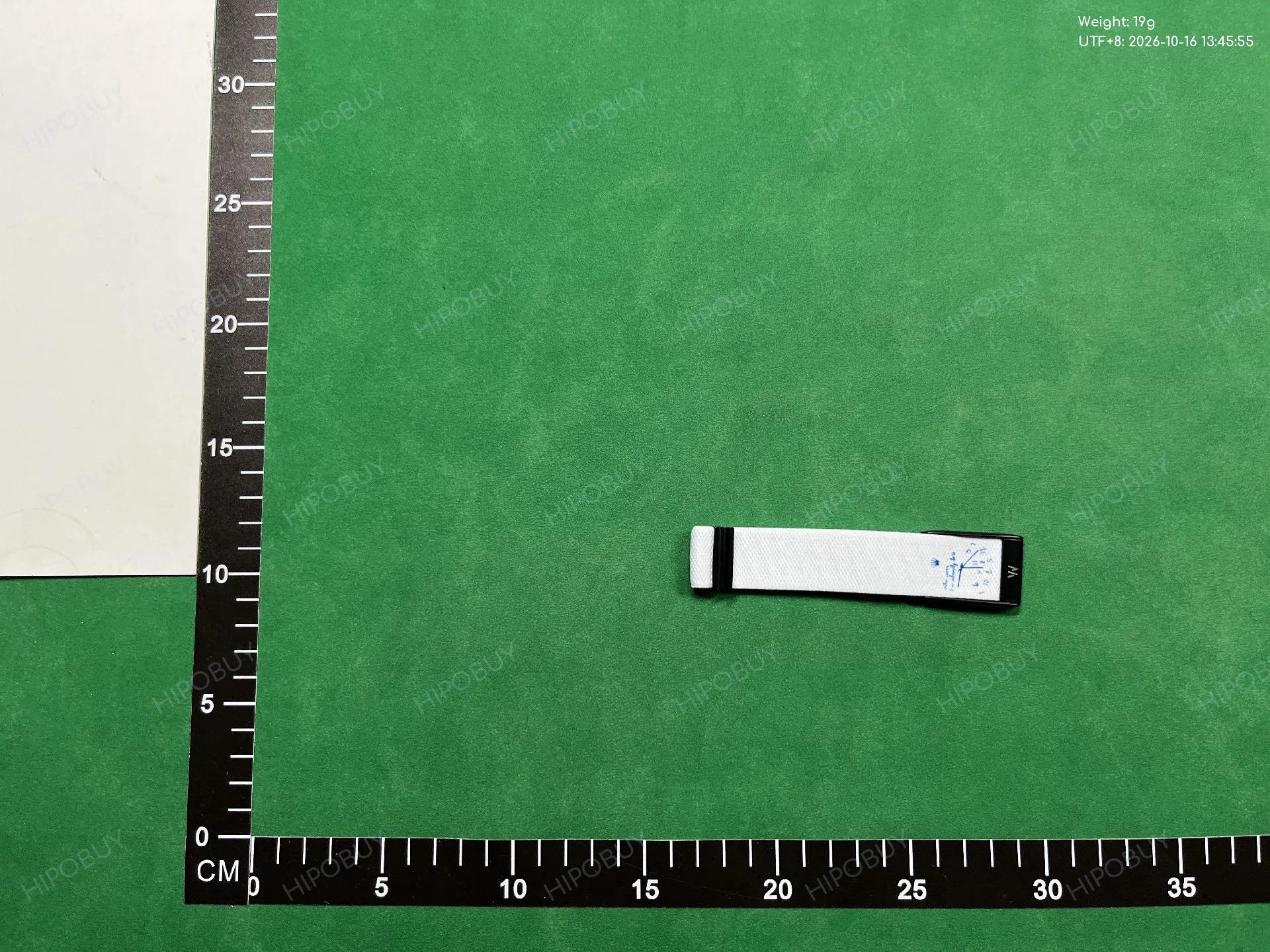 Foto QC 1 de Other Nylon Who Cares I'm Already Late Watch Band for WHOOP 4.0 White