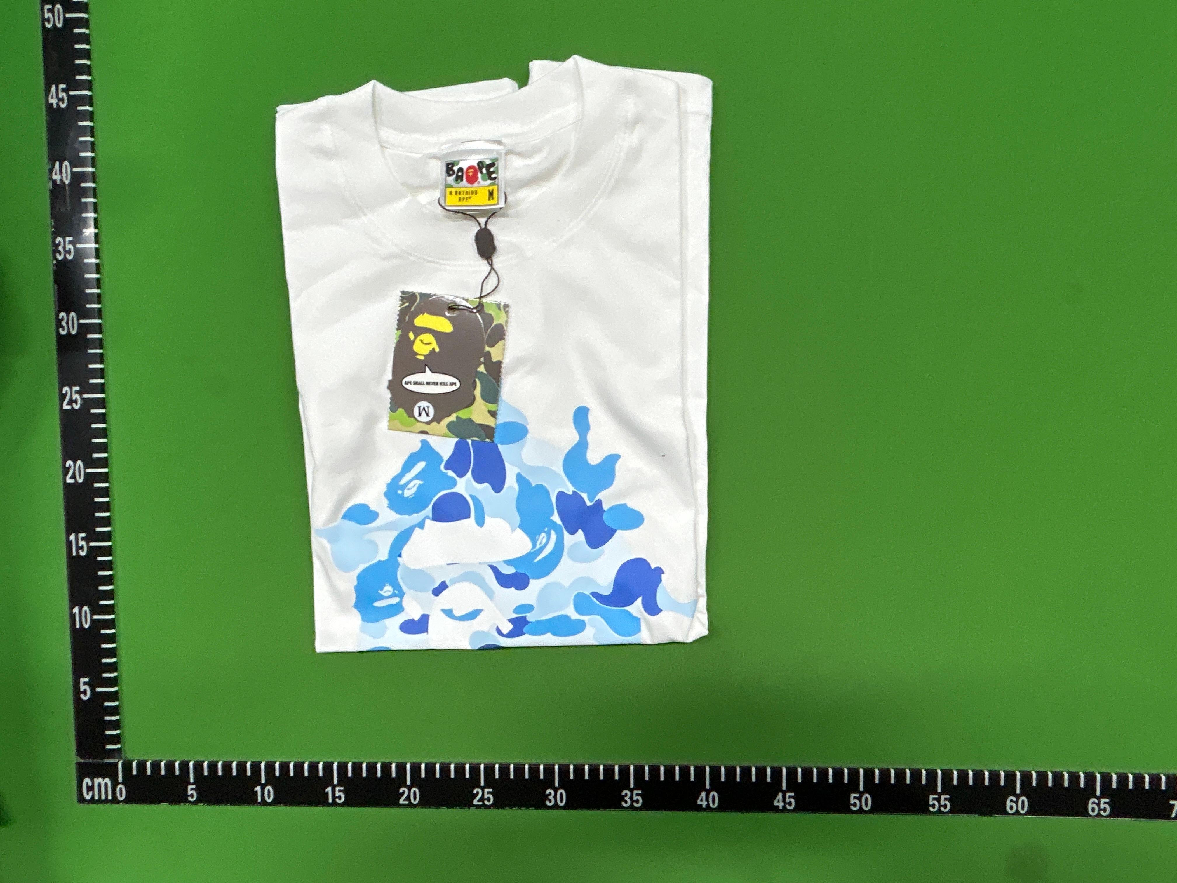 Foto QC 6 de BAPE A Bathing Ape Collegiate Ape Head T-shirt White