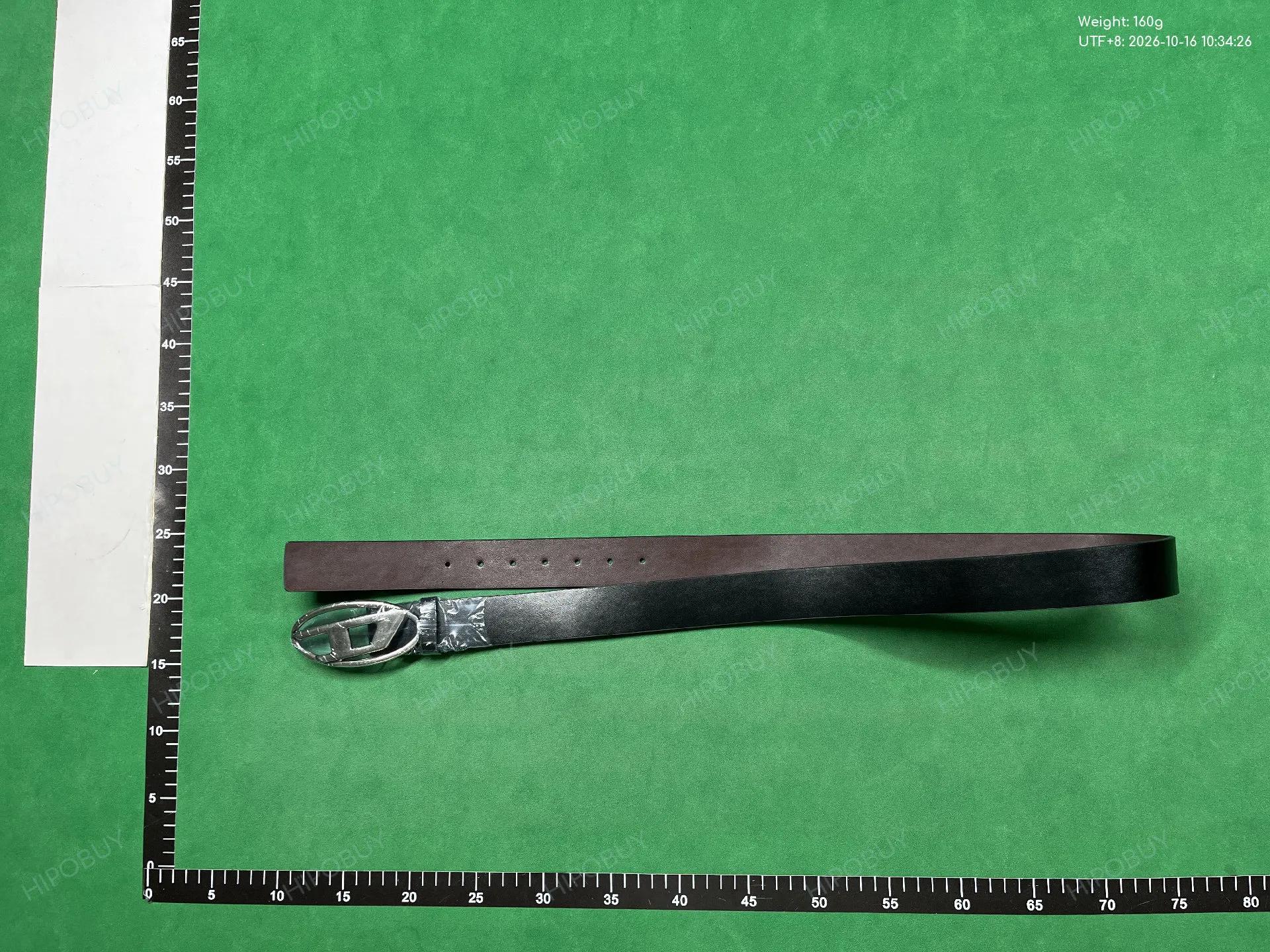 Foto QC 7 de Diesel Oval D Logo Belt Black
