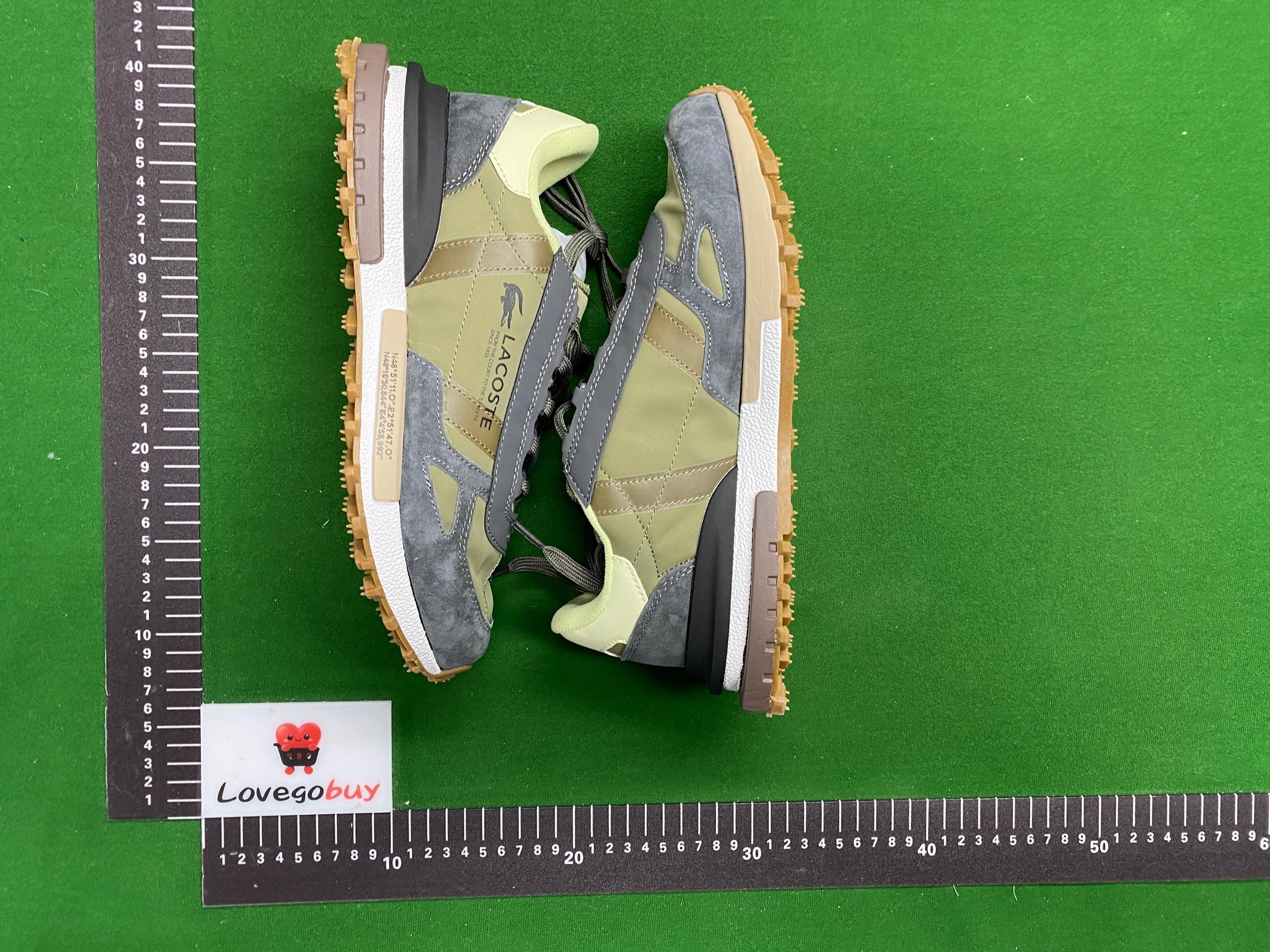 Foto QC 4 de Lacoste Elite Active Low Off White Dark Green Pink 49SFA0002-1Y5