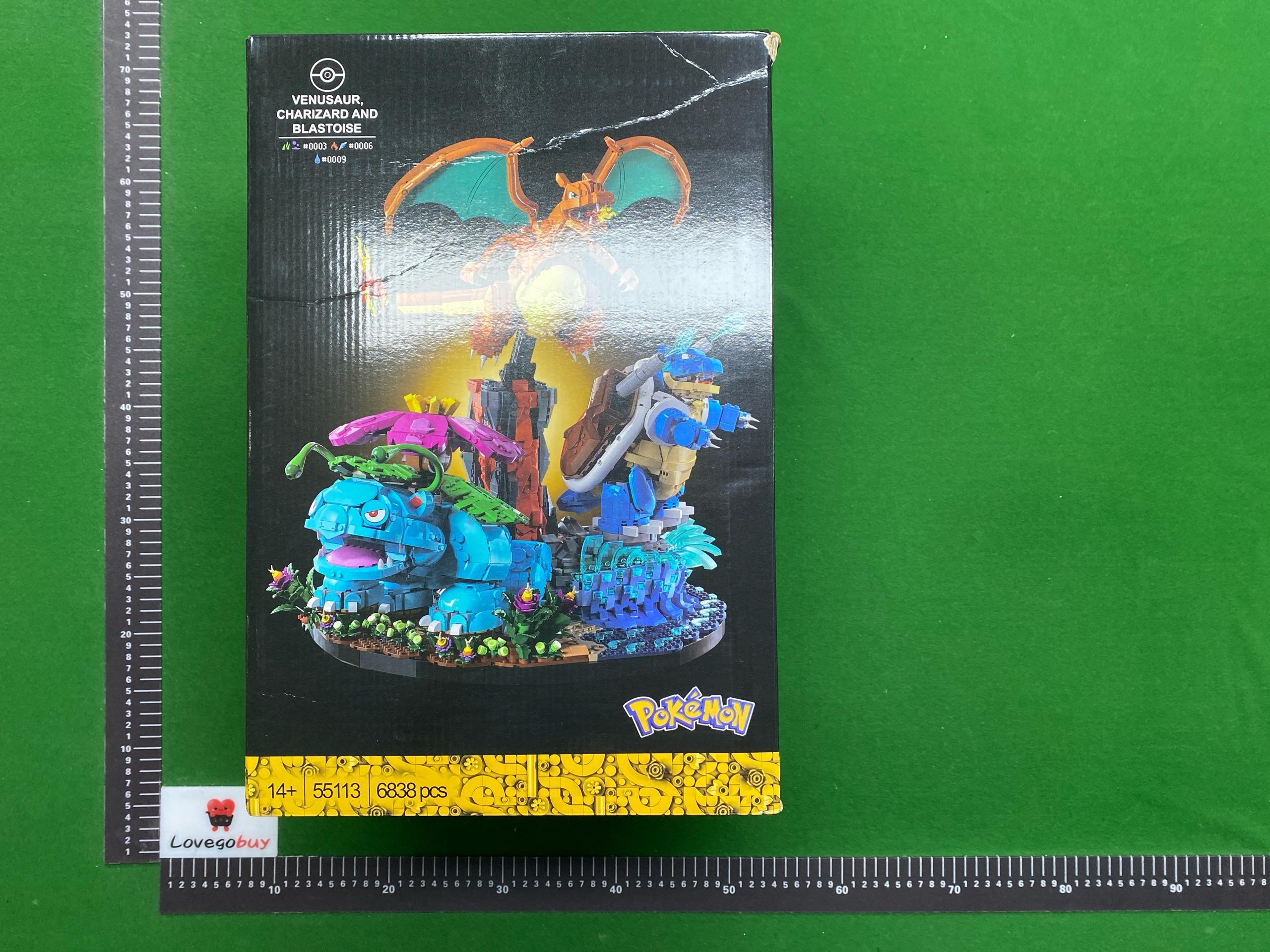 Foto QC 8 de LEGO Pokémon Venusaur, Charizard and Blastoise Plastic Building Block Set