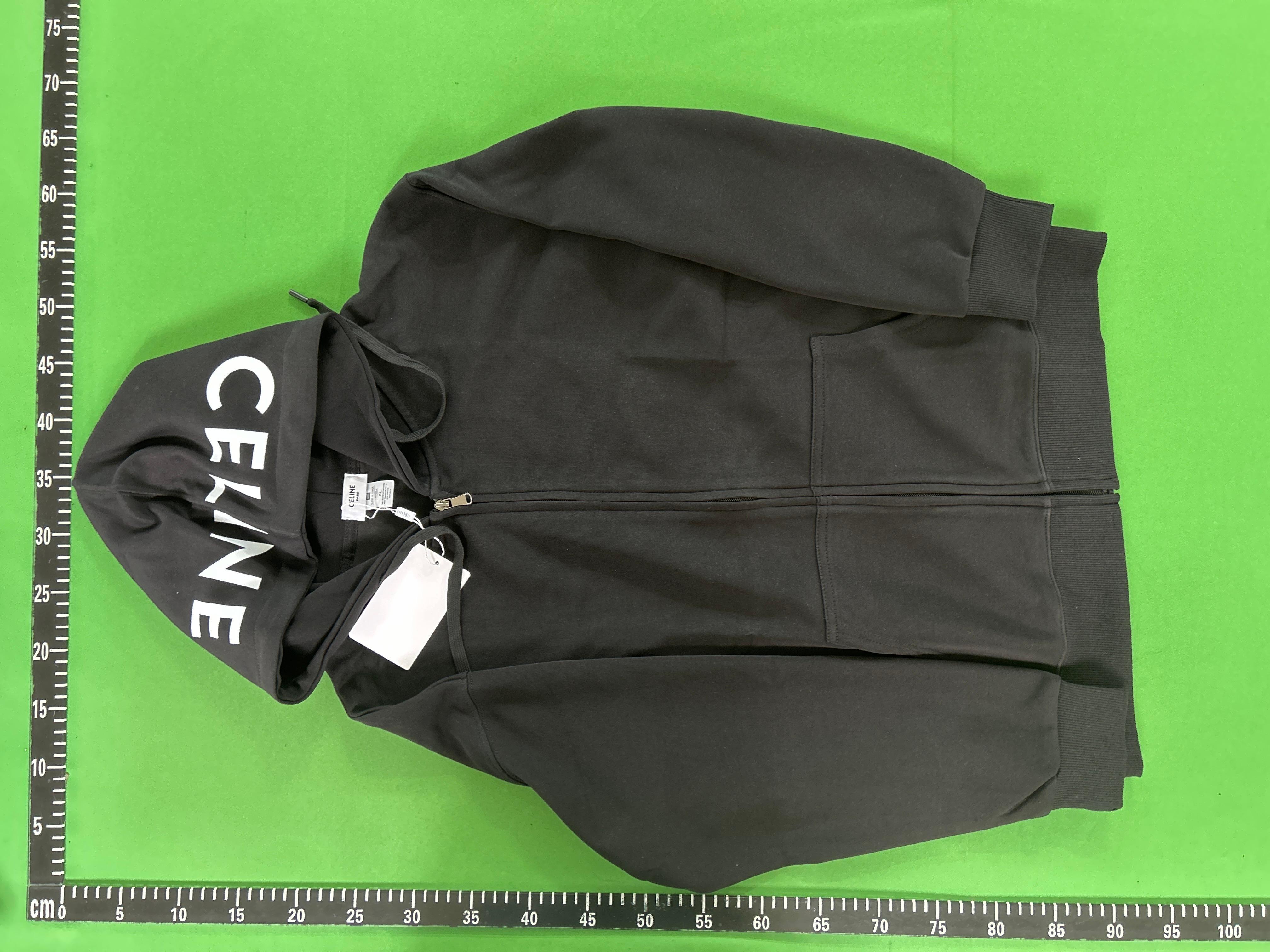 Foto QC 3 de Celine Hoodie Hood Logo Black