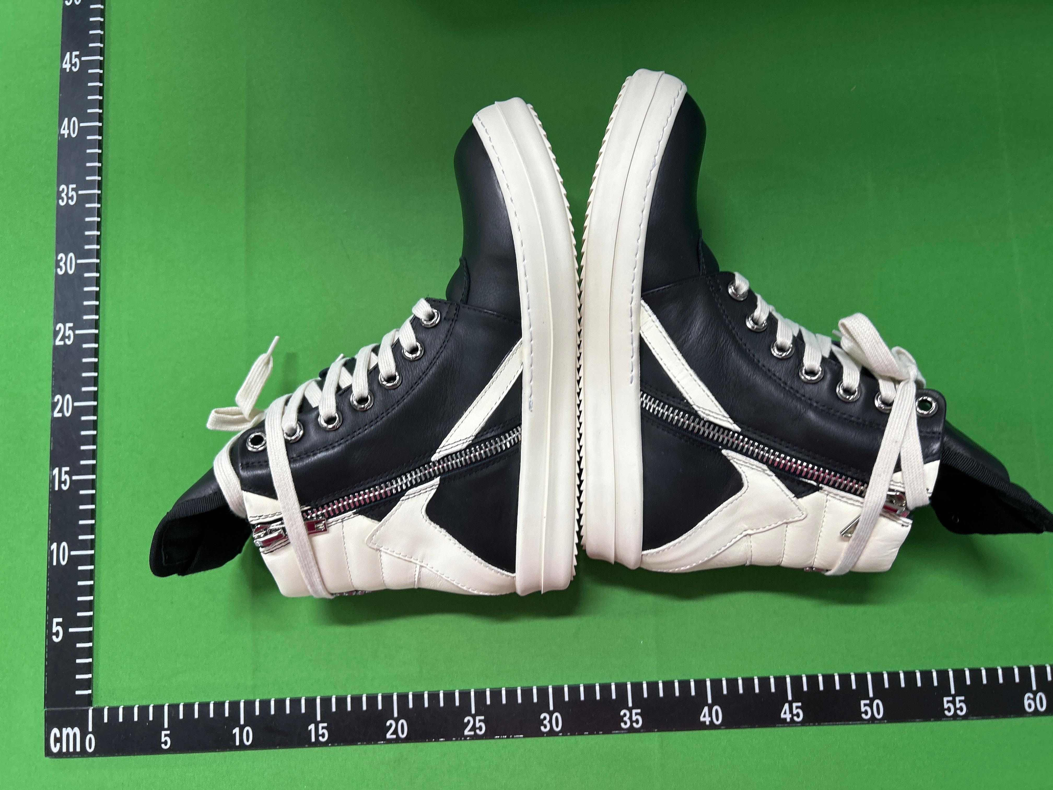 Foto QC 4 de Rick Owens Geobasket High Chrome Hearts Black Milk