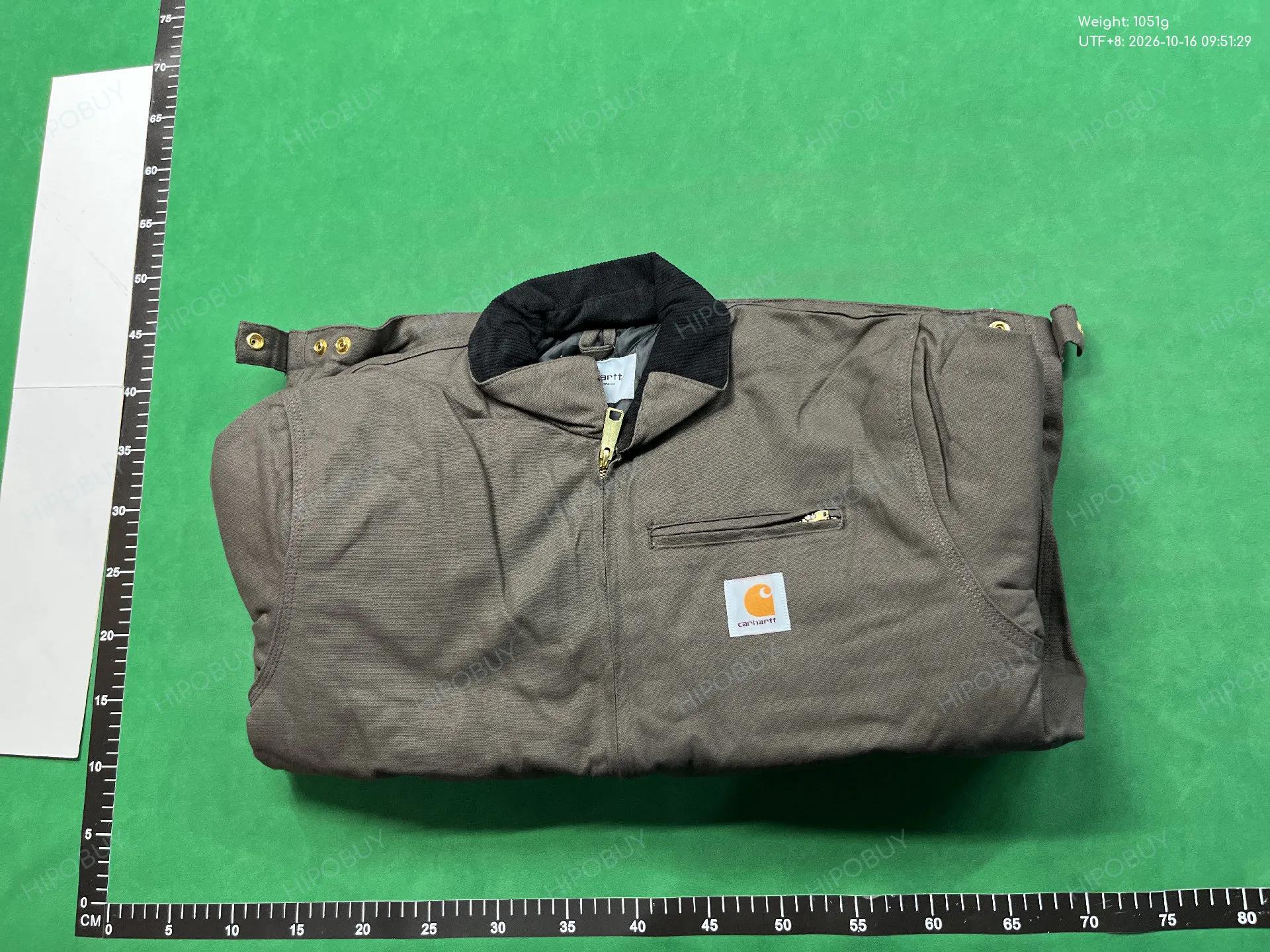 Foto QC 8 de Carhartt WIP Detroit Jacket Canvas Grey Black