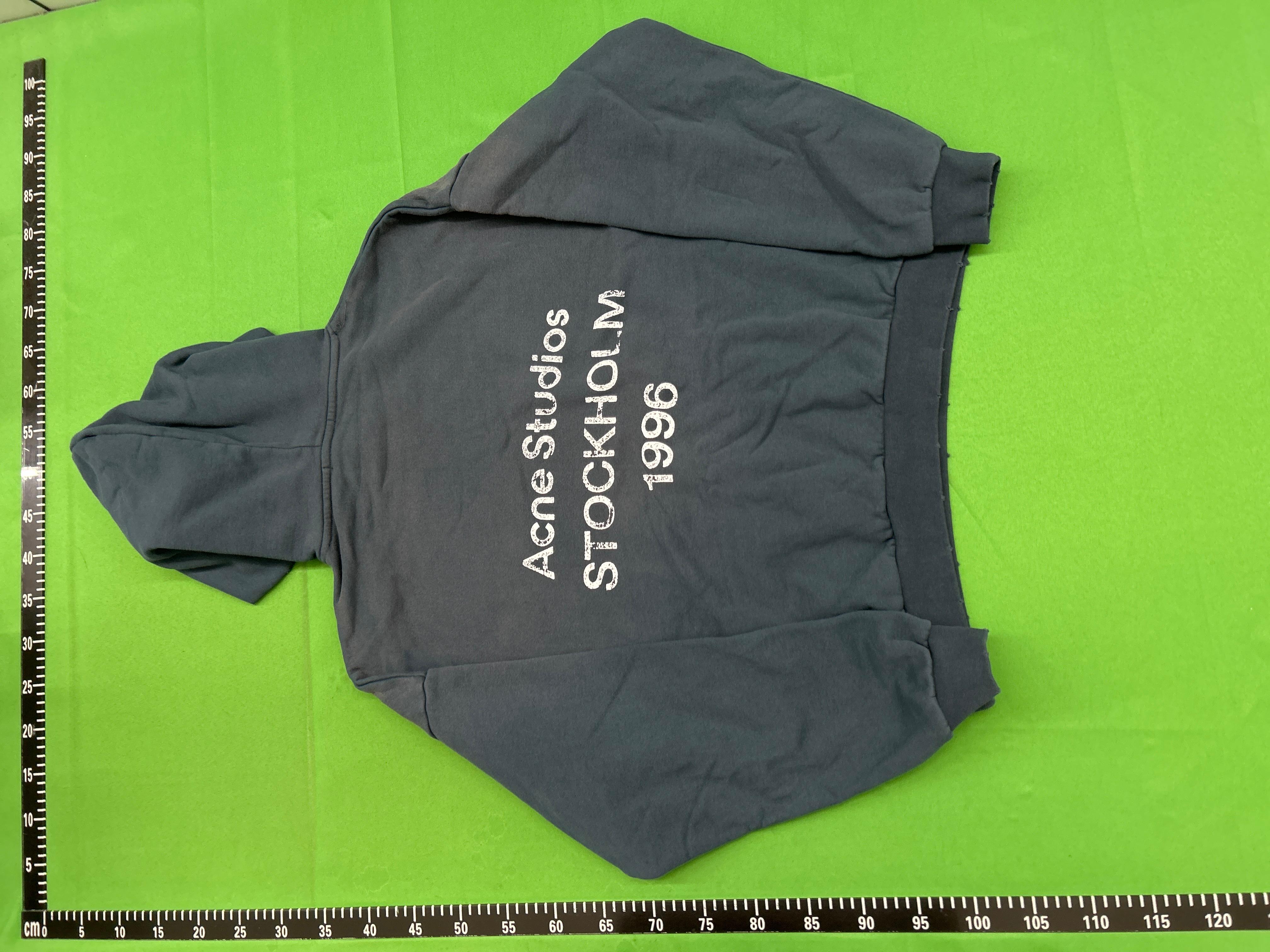Foto QC 4 de Acne Studios Stockholm 1996 Sweater Washed Distressed White