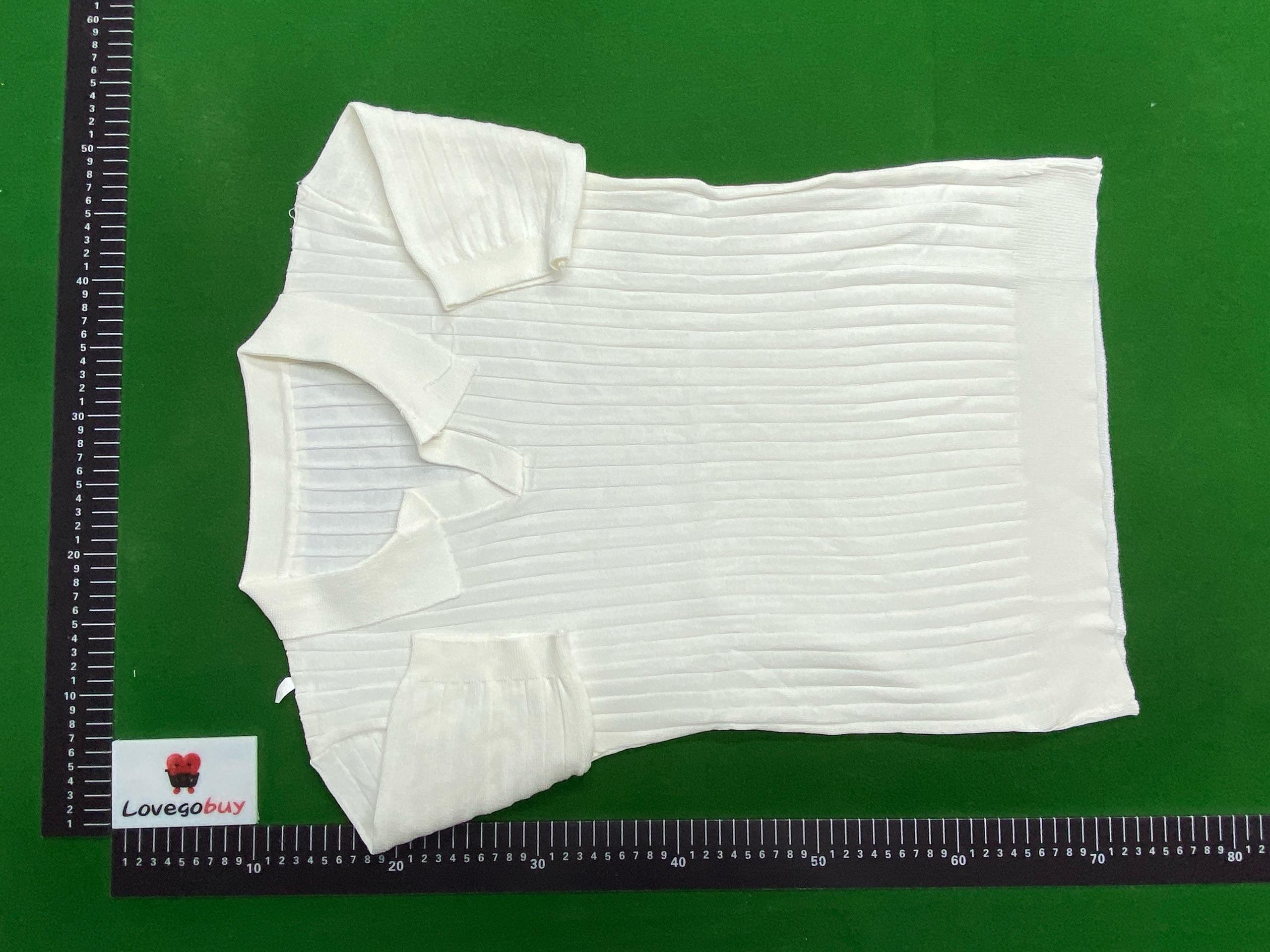 Foto QC 3 de Other Ribbed Knit Polo Shirt Green