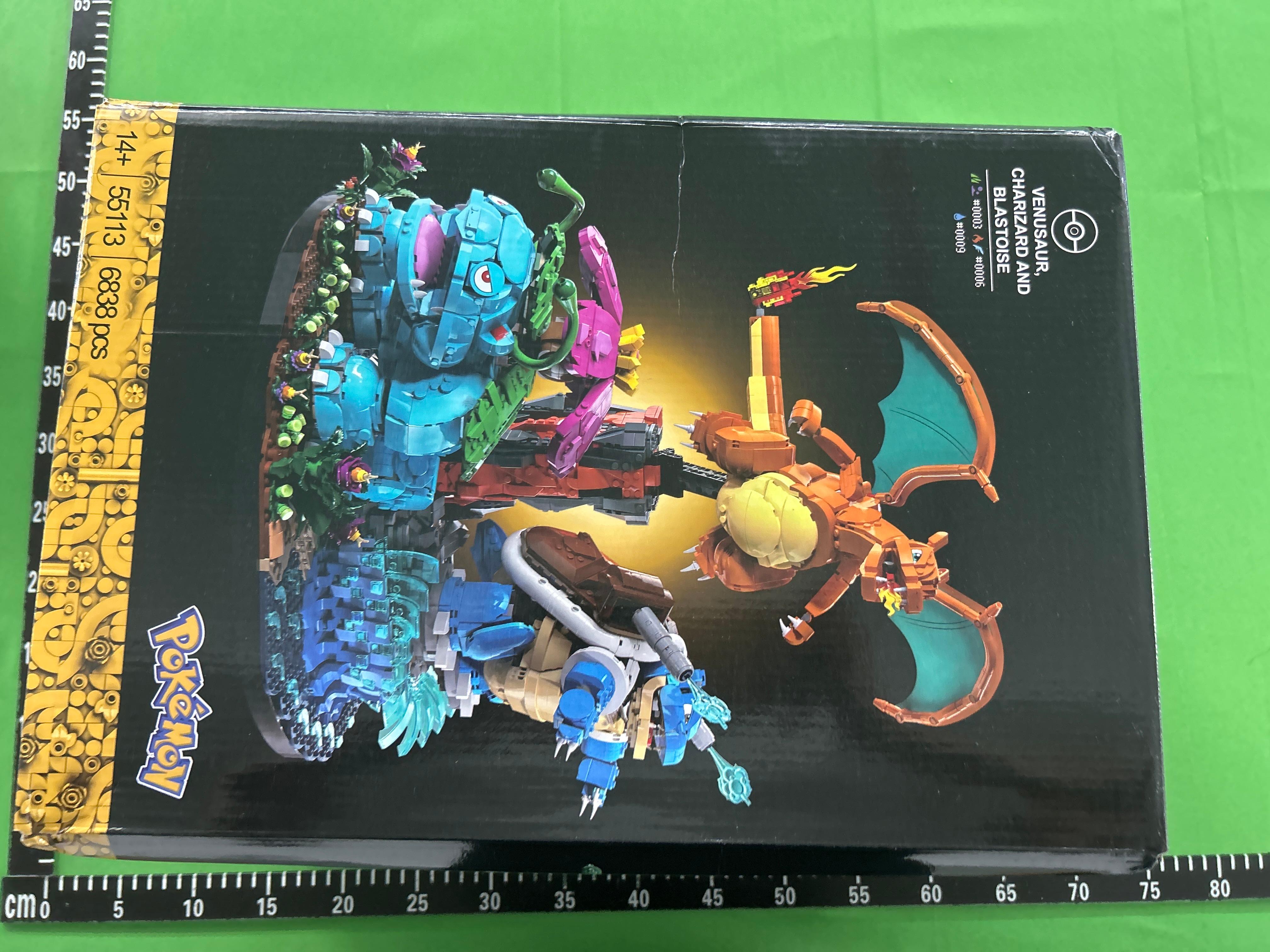 Foto QC 6 de LEGO Pokémon Venusaur, Charizard and Blastoise Plastic Building Block Set