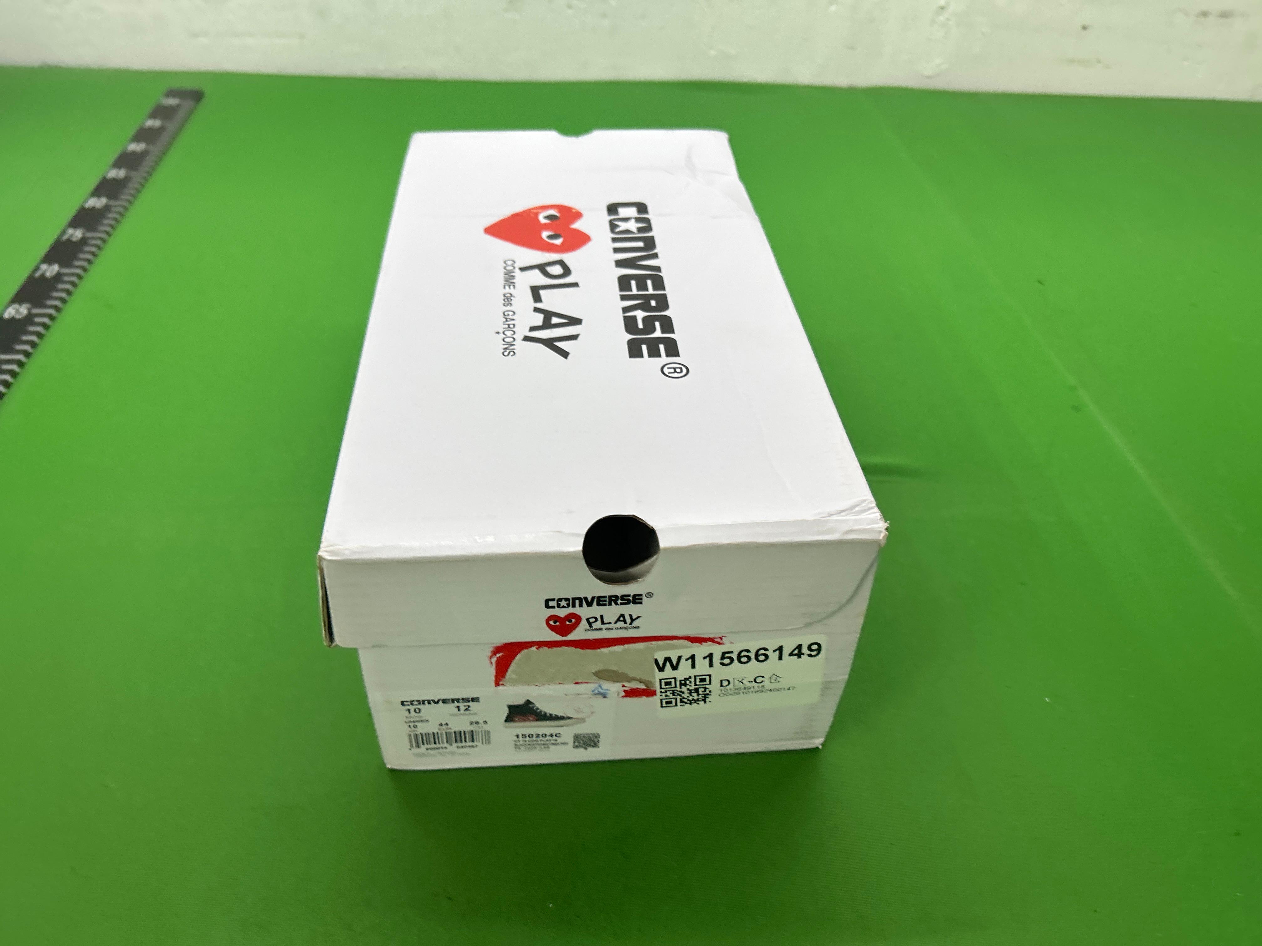 Foto QC 1 de Converse Chuck 70 High Comme des Garçons PLAY Black Red Sole A01793C