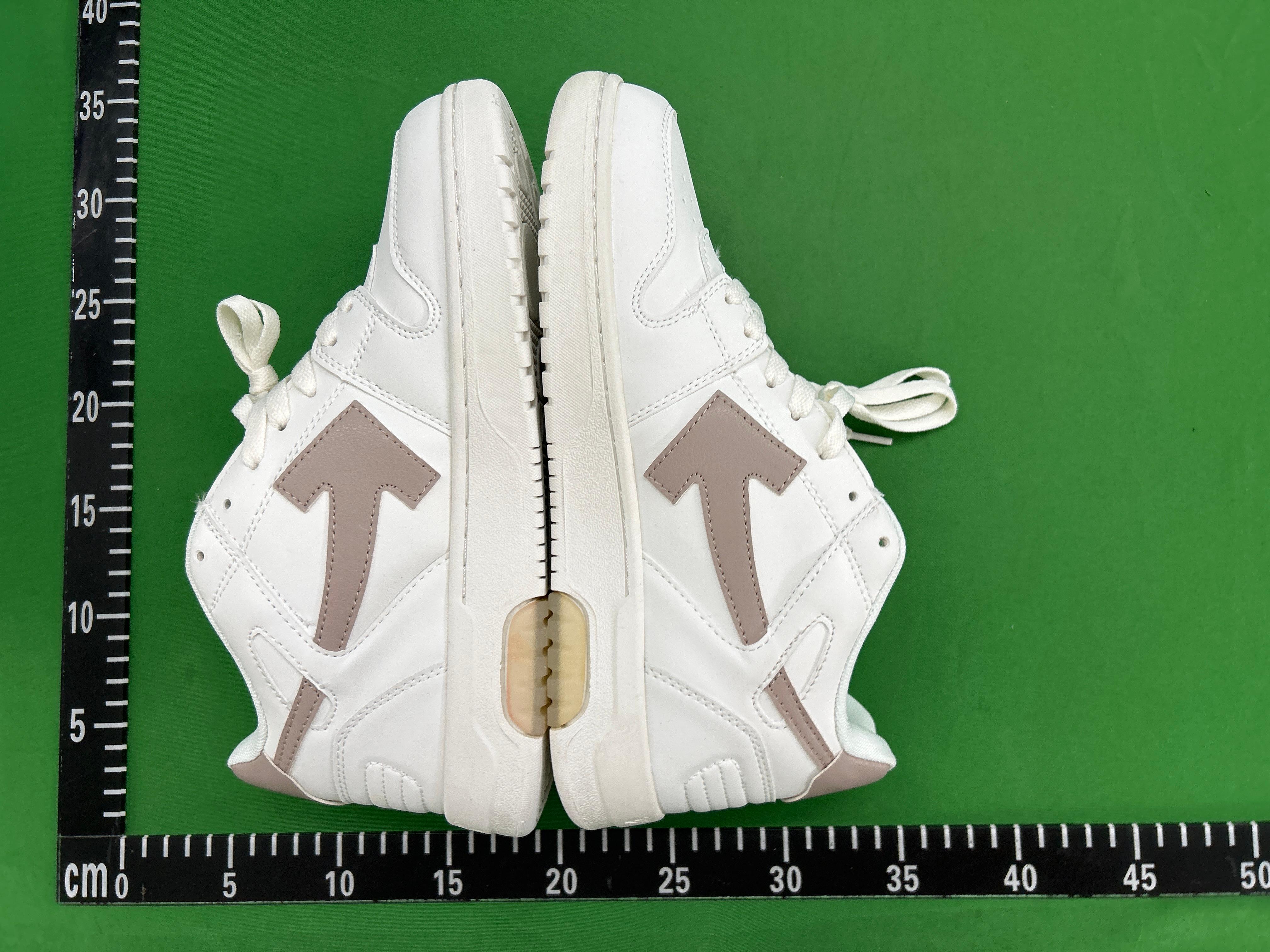 Foto QC 6 de Off-White Out Of Office Low Leather Sneakers Green White