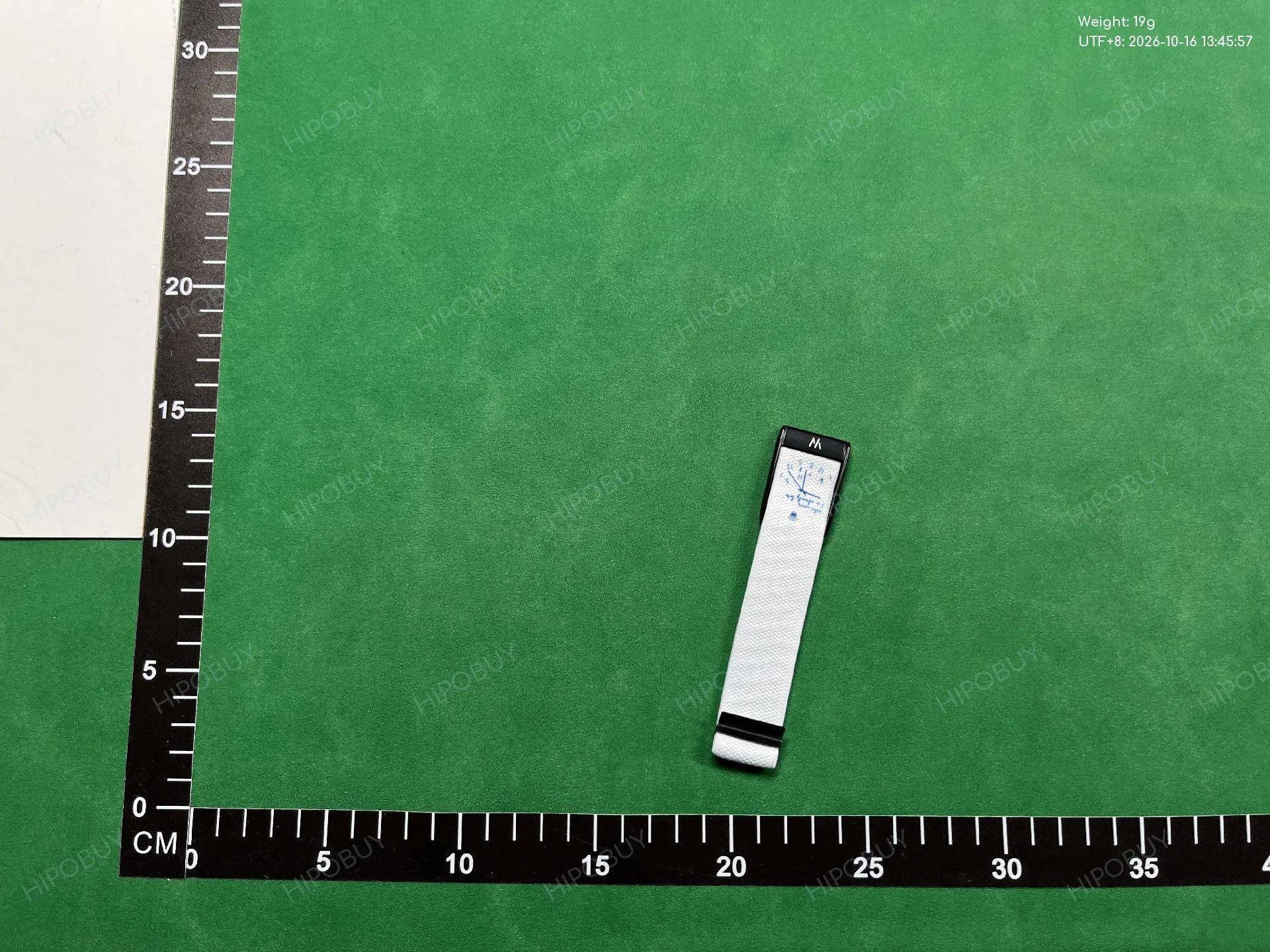Foto QC 3 de Other Nylon Who Cares I'm Already Late Watch Band for WHOOP 4.0 White