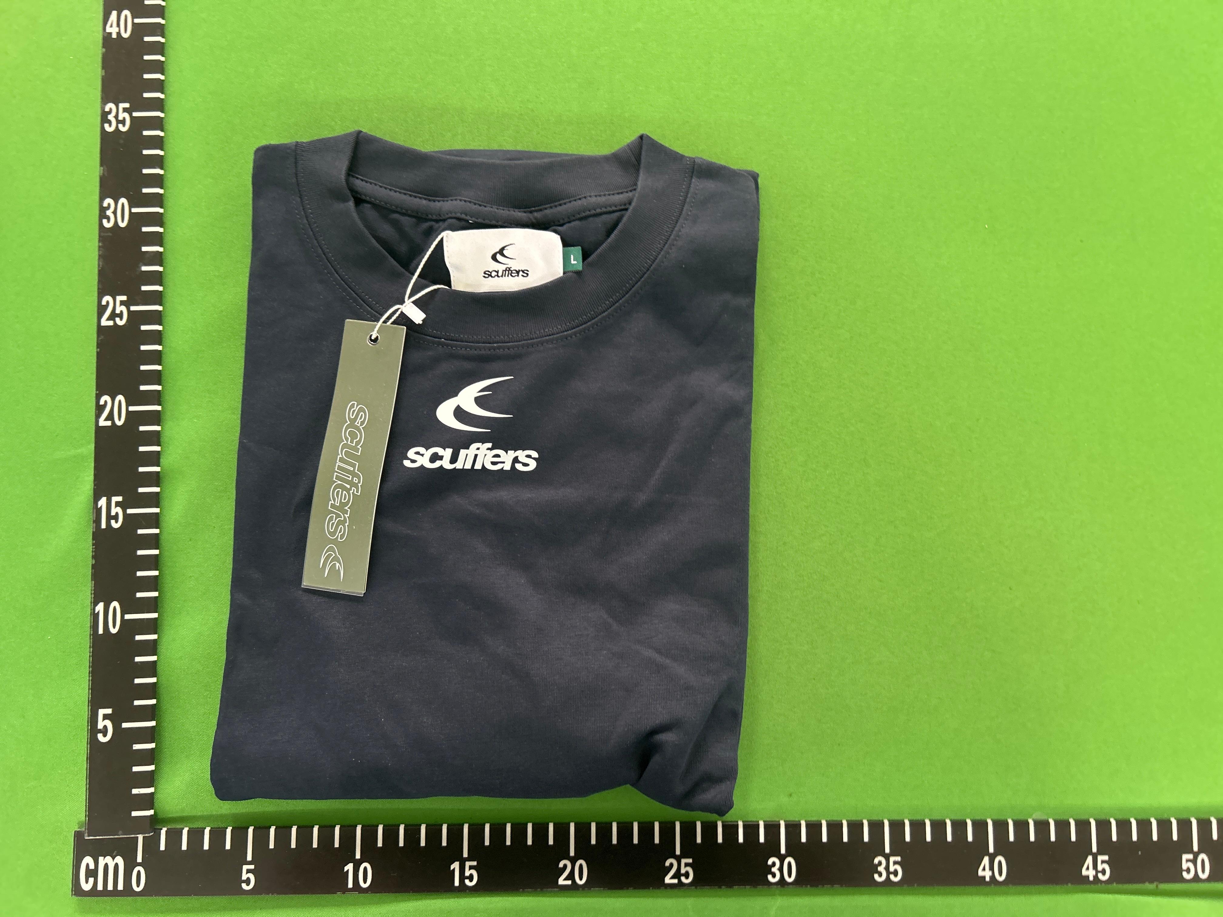 Foto QC 5 de Scuffers T-shirt Purple Sun Logo Boxy Cream