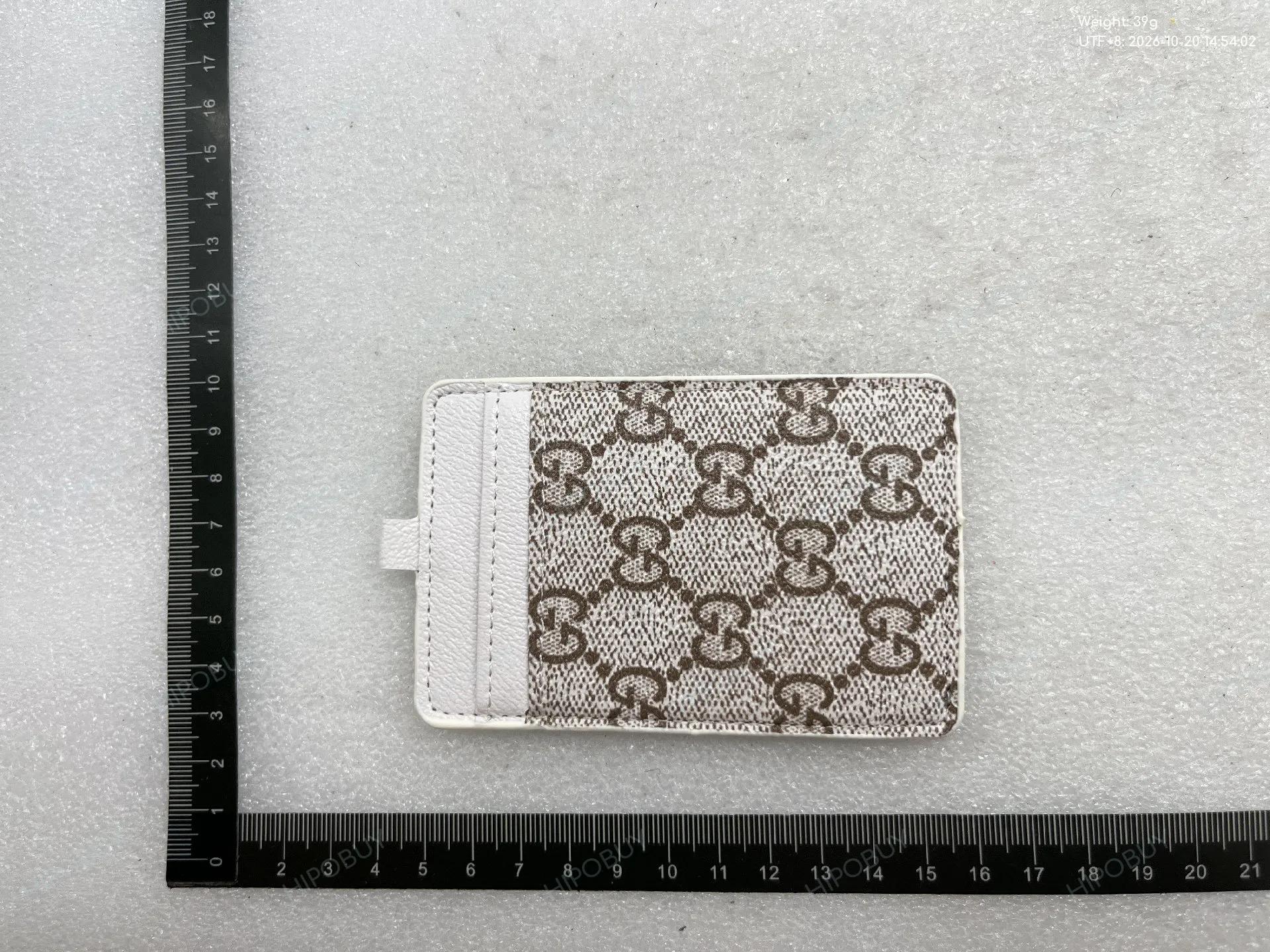 Foto QC 7 de Fendi FF Card Holder with Lanyard Fabric Brown