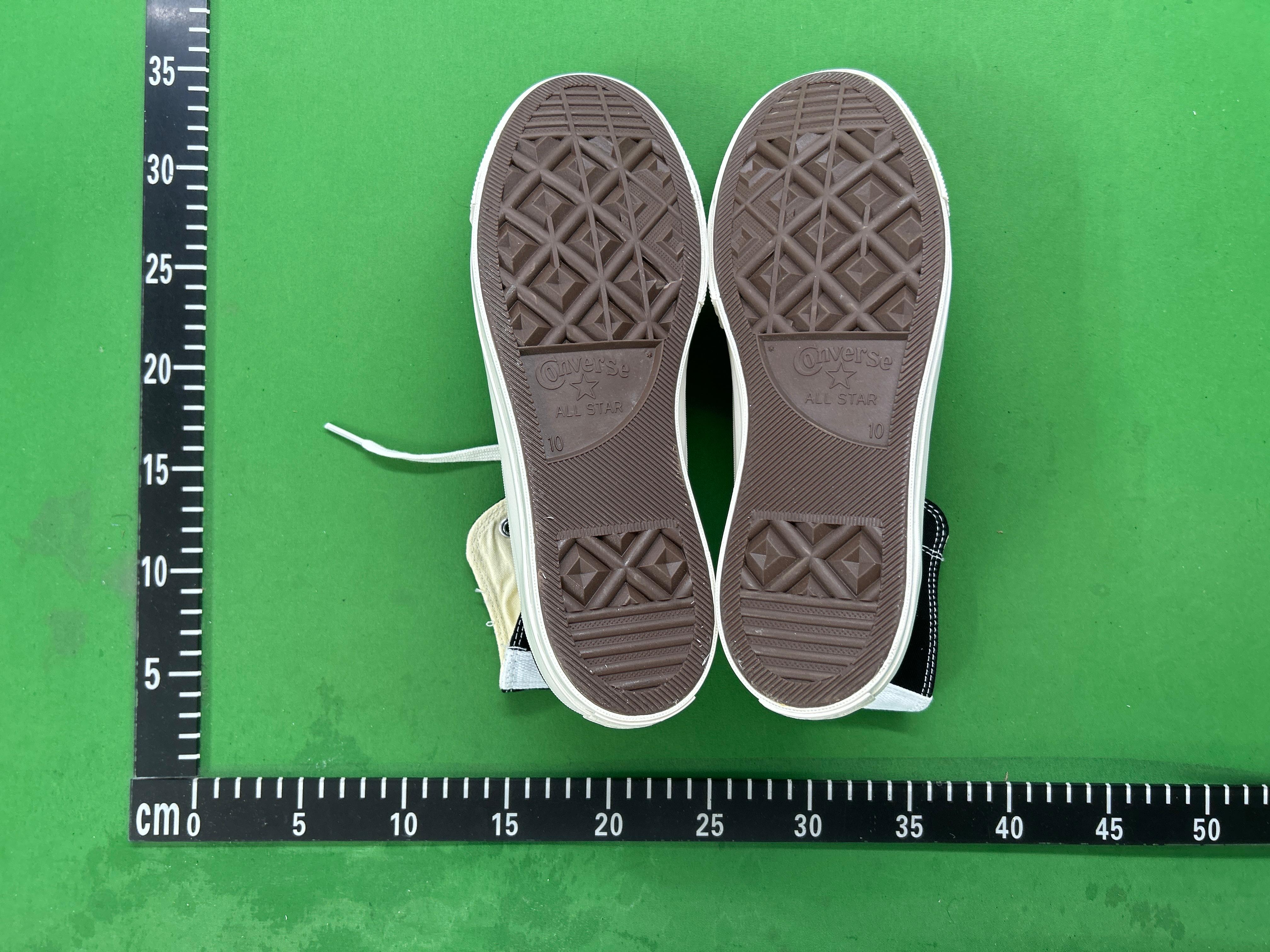 Foto QC 8 de Converse Chuck 70 High Comme des Garçons PLAY Black Red Sole A01793C