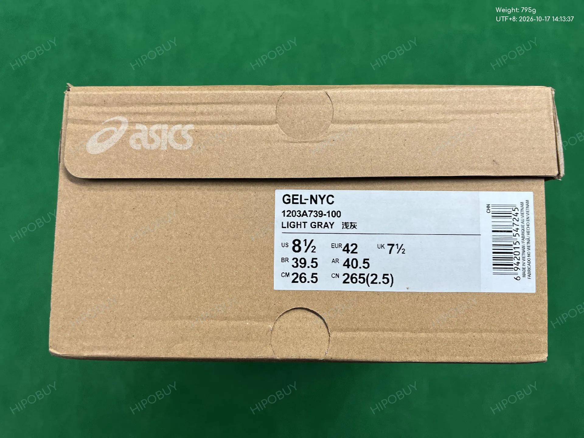 Foto QC 2 de ASICS GEL-NYC Graphite Grey Smoke Grey 1203A383-002