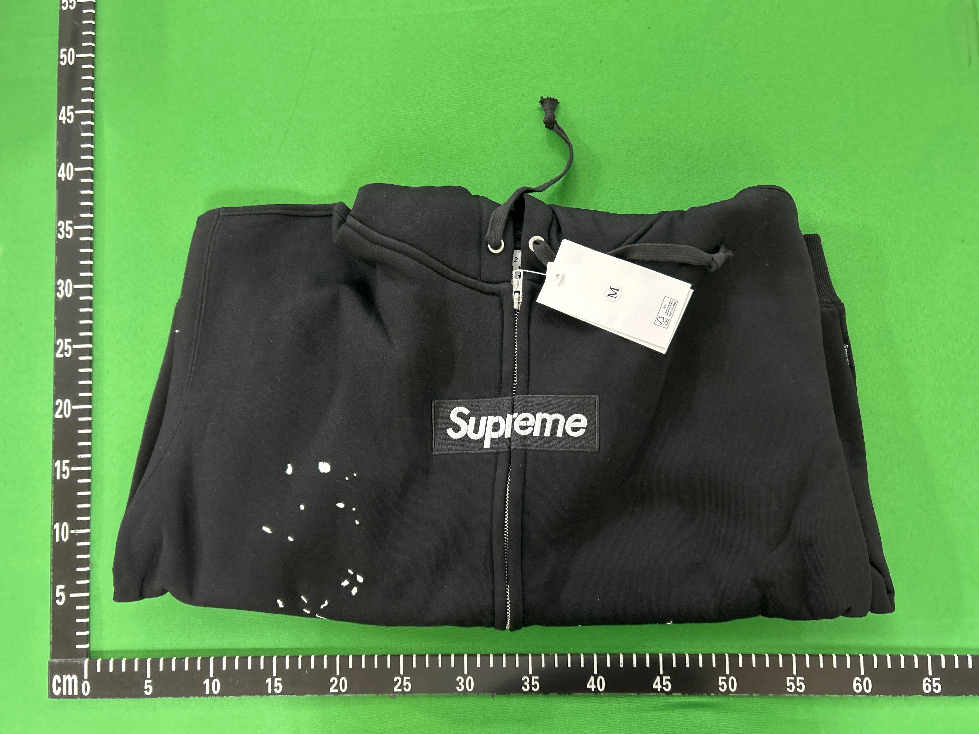 Foto QC 1 de Supreme Big Logo Chenille Varsity Jacket Black