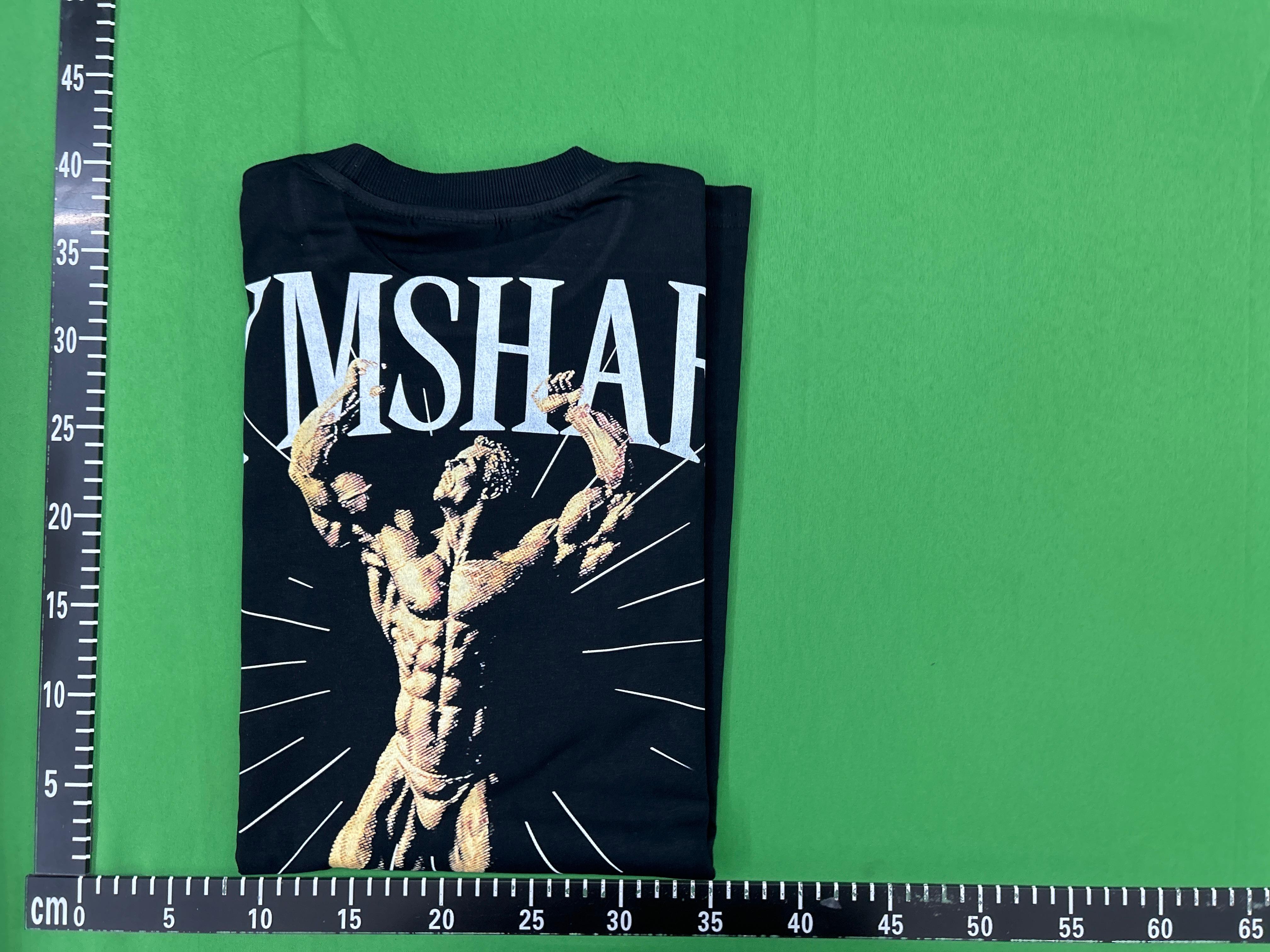 Foto QC 8 de Gymshark Front Logo Back Printed Oversized T-shirt White
