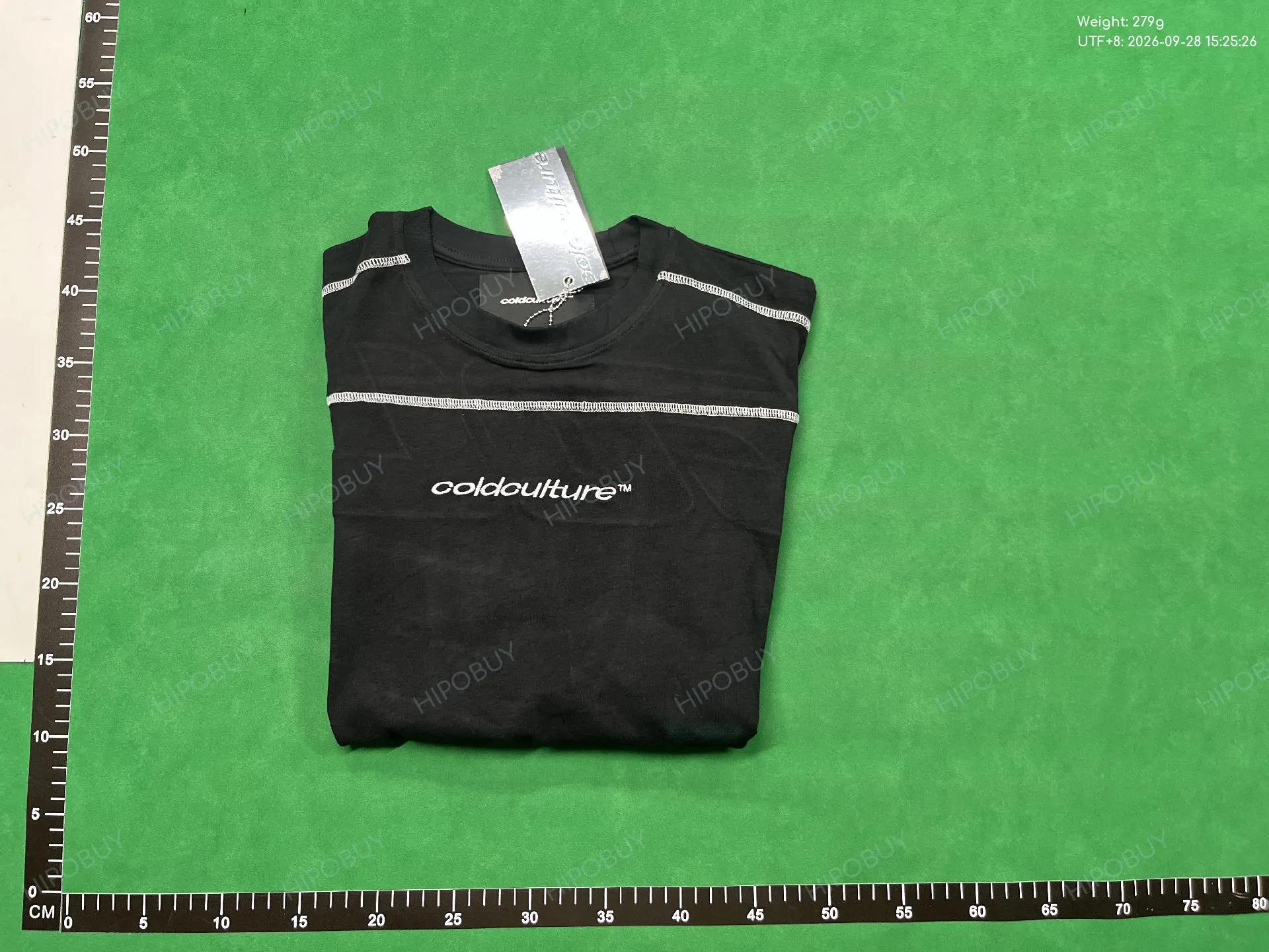 Foto QC 4 de Coldculture T-shirt Logo Contrast Stitch Black