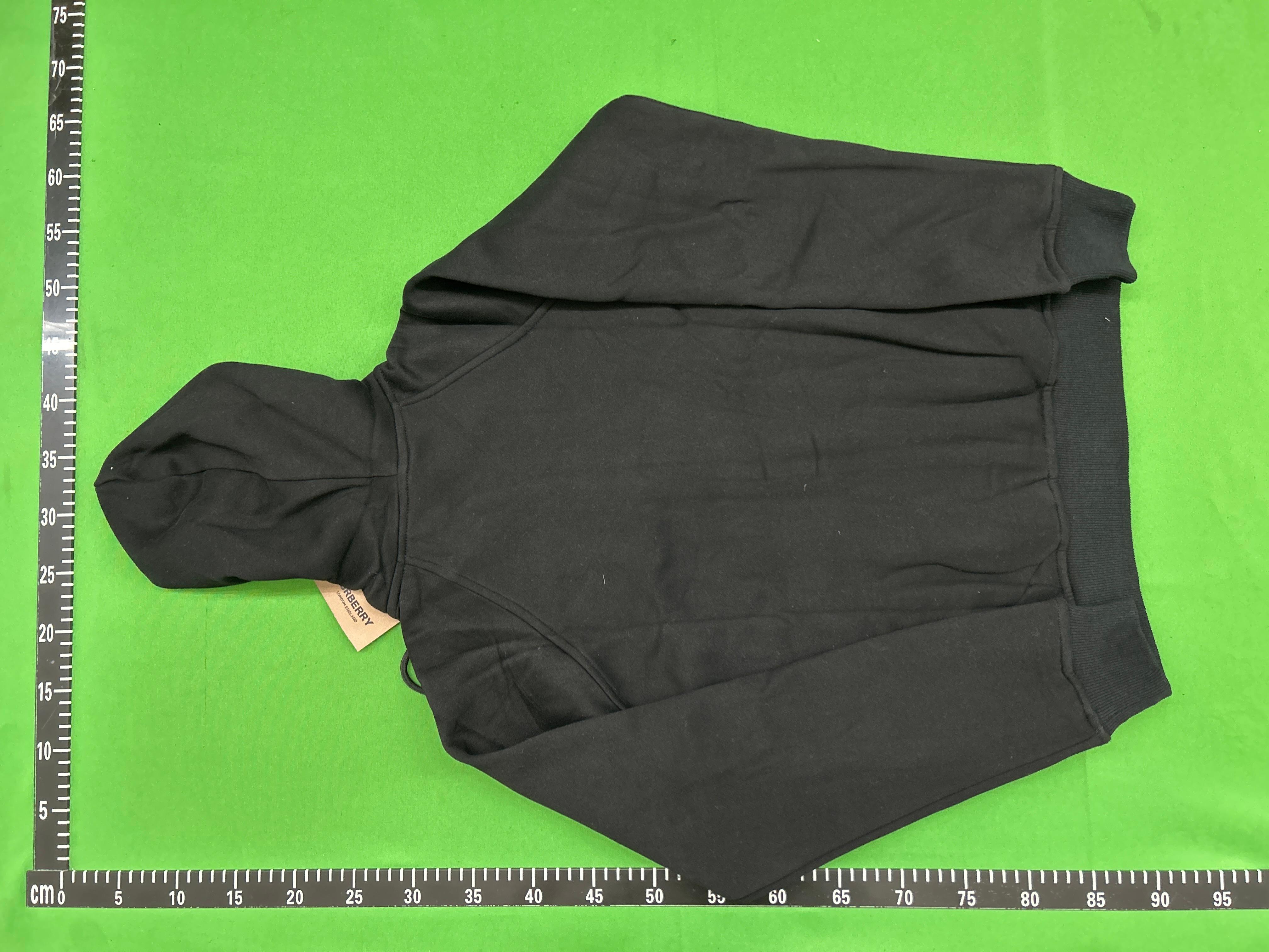 Foto QC 8 de Burberry Hoodie Zip Up Vintage Check Lining Black